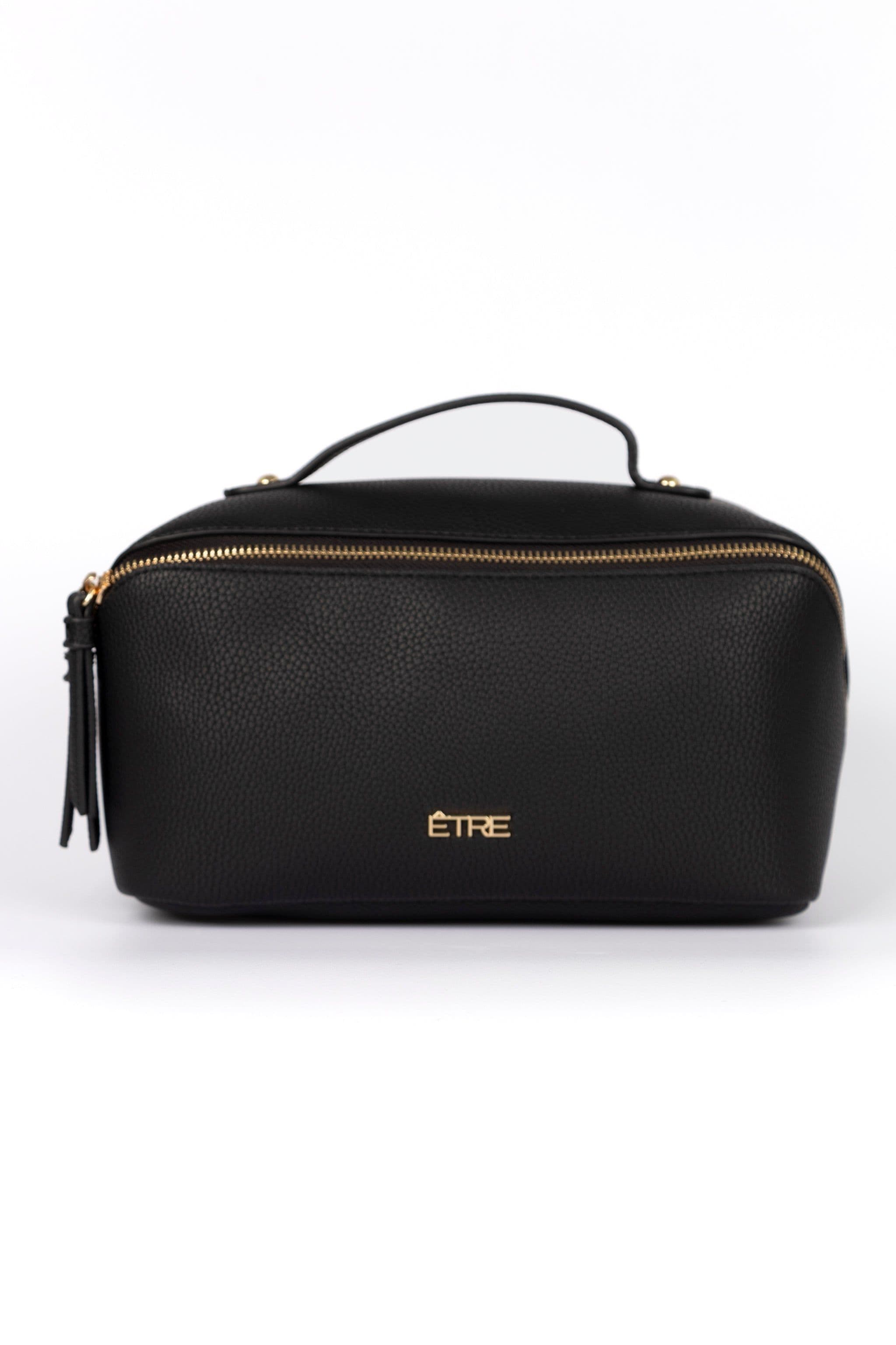 Vanity Case Faux Leather Makeup Bags