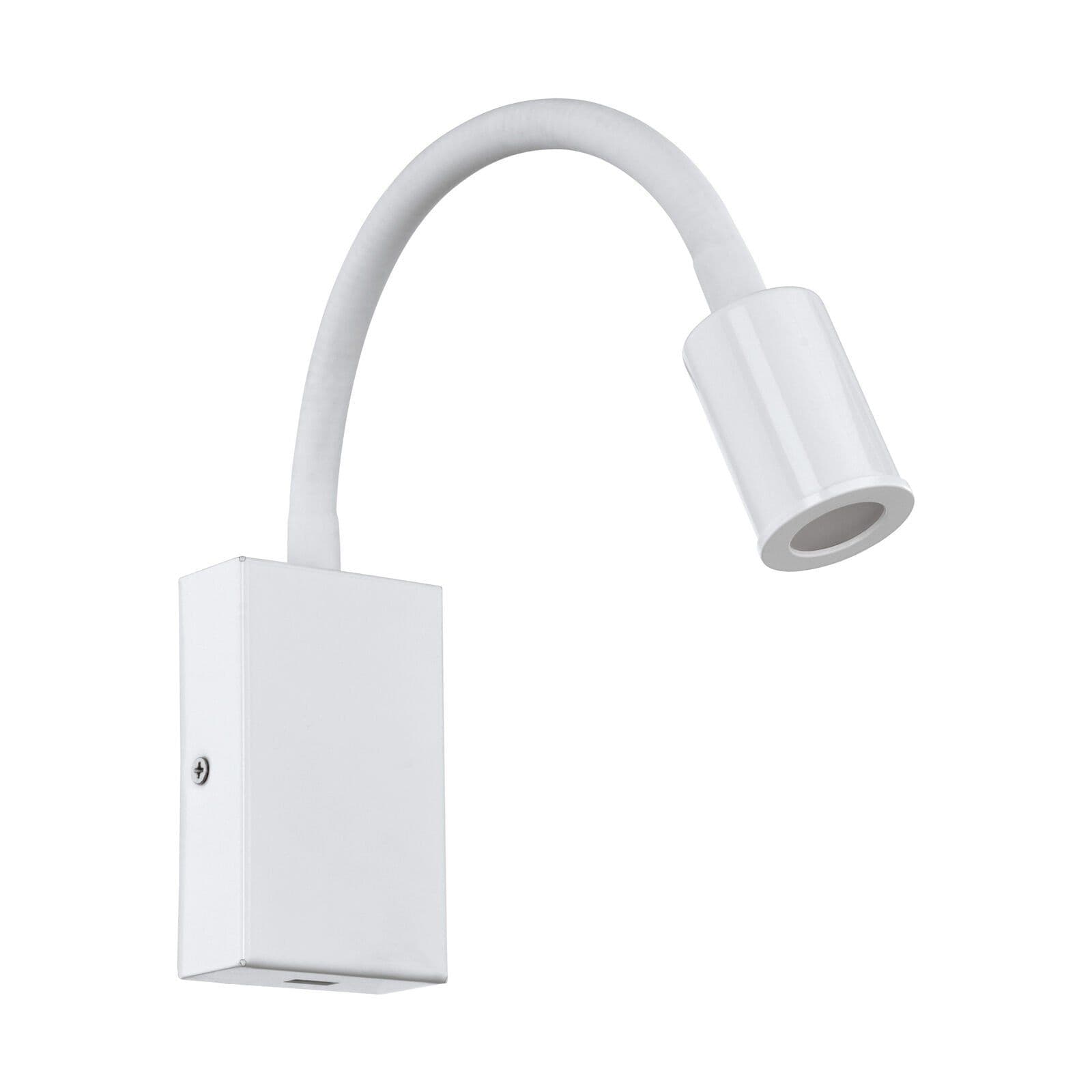 Wall Light Steel & Plastic Rocker Switch Bulb LED 3.5W Included