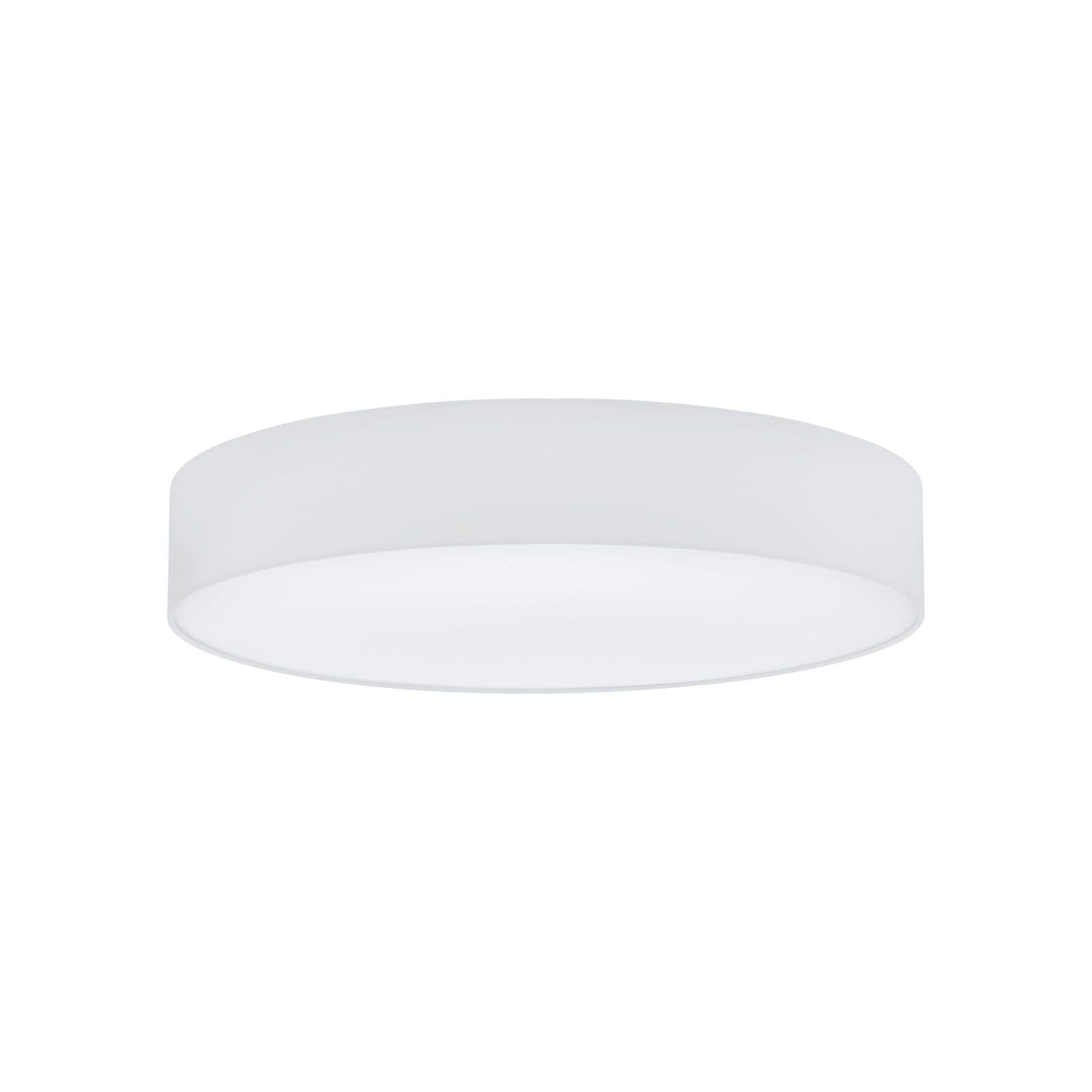 Flush Ceiling Light Circular Shade Fabric Bulb E27 5x25W
