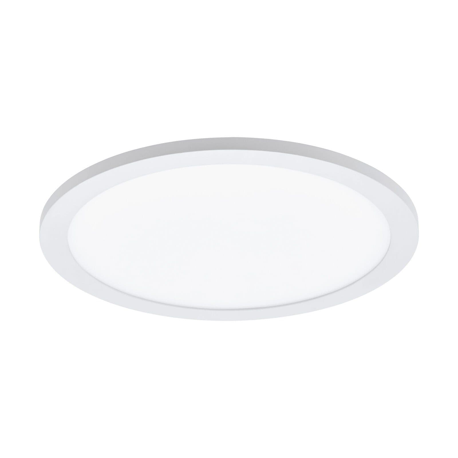 Flush Ceiling Light Colour White Shade White Plastic Bulb LED 14W Included