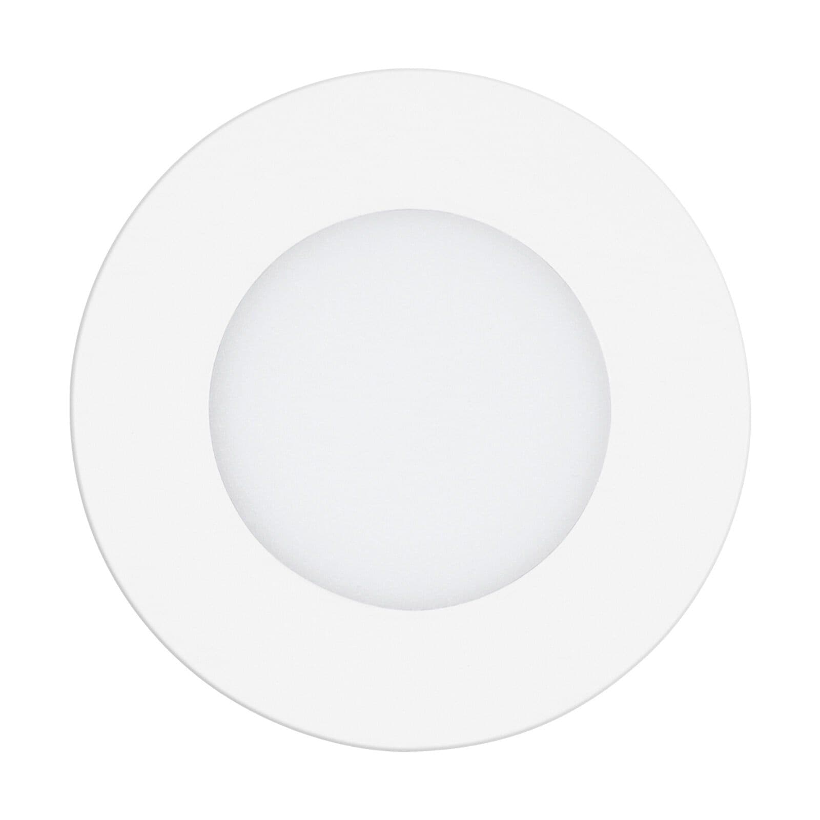Wall Flush Ceiling Light Colour White Shade White Plastic Bulb LED 5W Included