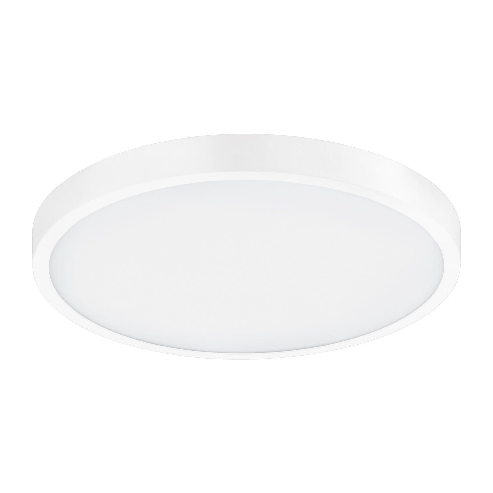 Flush Ceiling Light Shade Plastic Remote Control Bulb LED 14W Incl