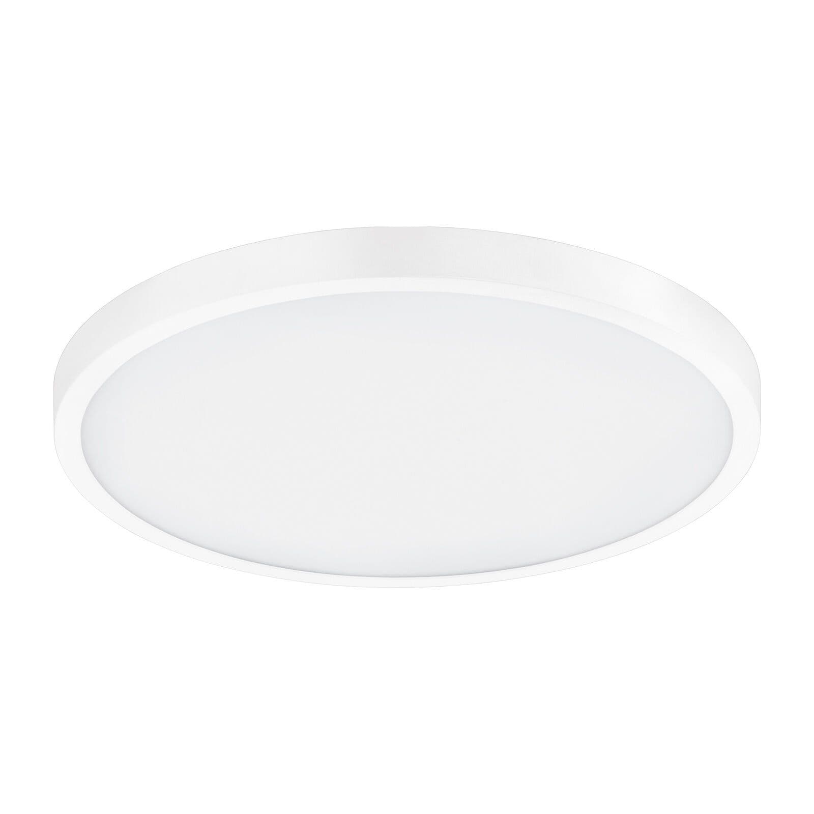 Flush Ceiling Light Shade Plastic Remote Control LED 20W Incl