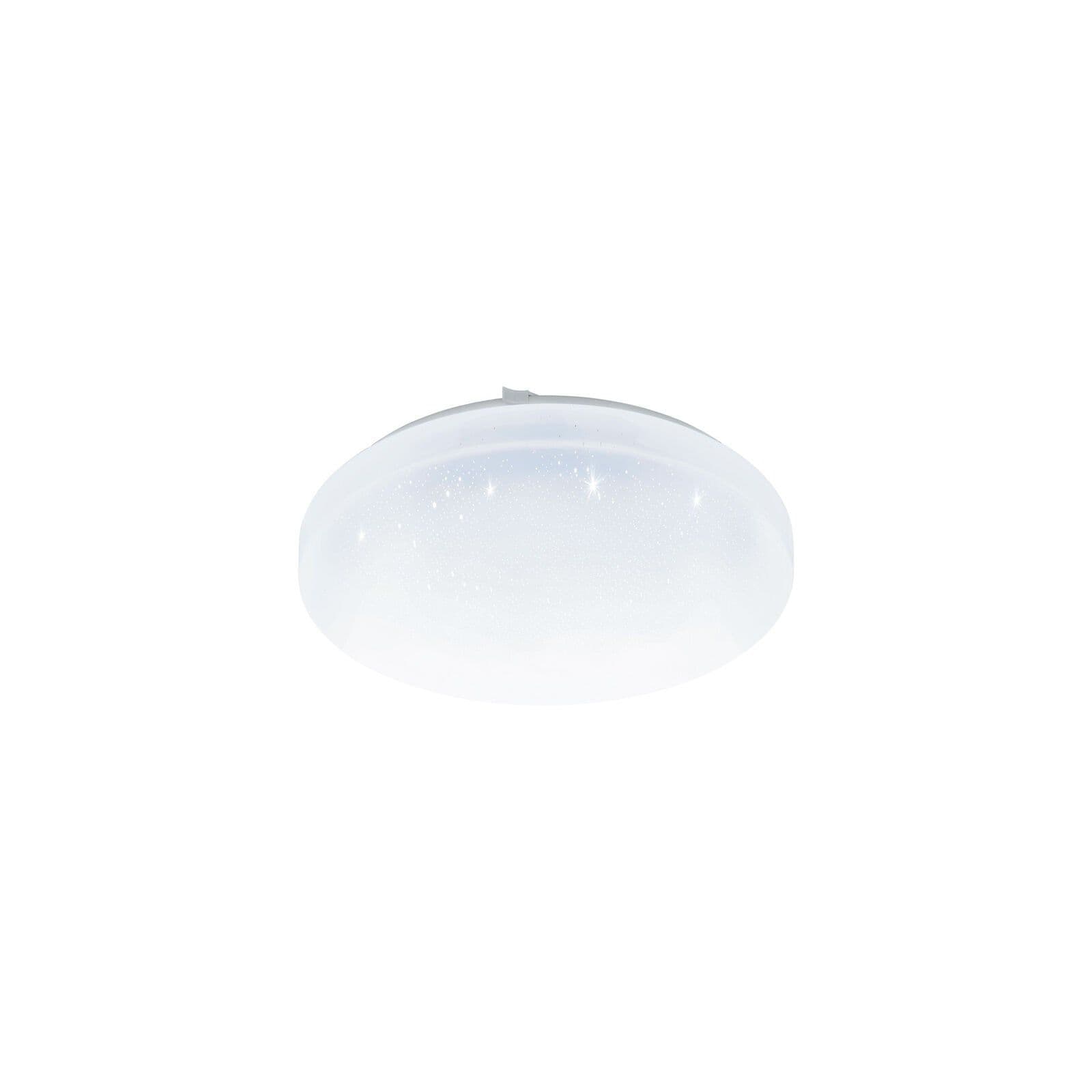 Wall Flush Ceiling Light Shade Plastic Crystal Effect LED 12W