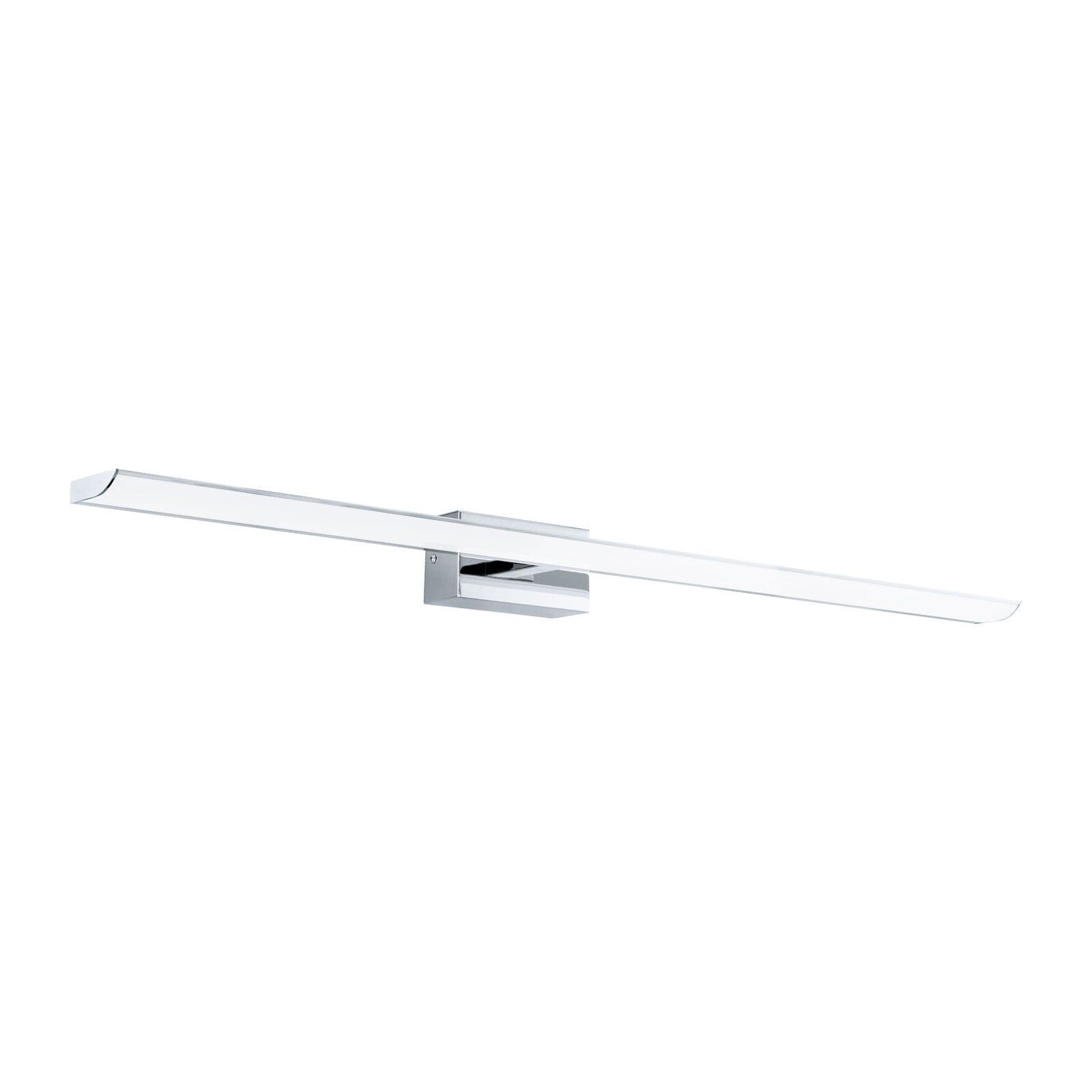 Wall Light IP44 Bathroom Chrome Shade Plastic Bulb LED 21W Included