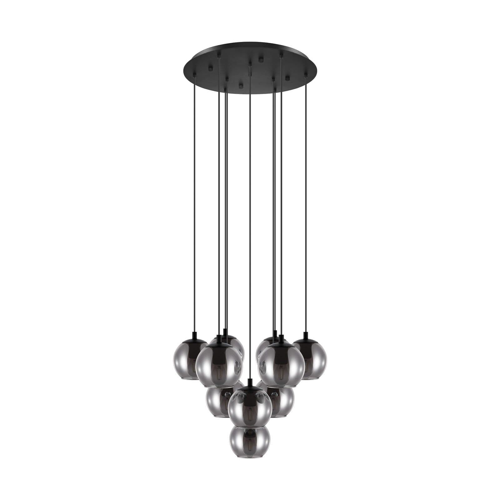Pendant Light Shade Transparent Glass Vaporized E27 10x40W