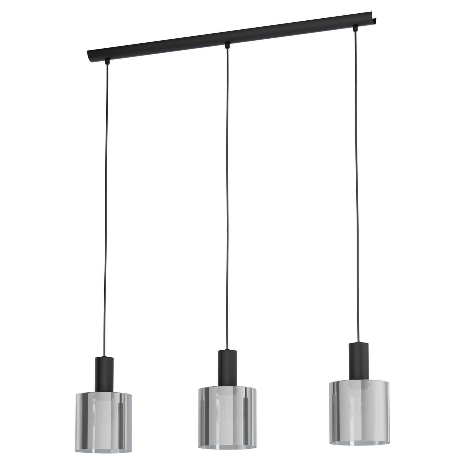 Pendant Ceiling Light Shade Transparent Glass Vaporized E27 3x40W