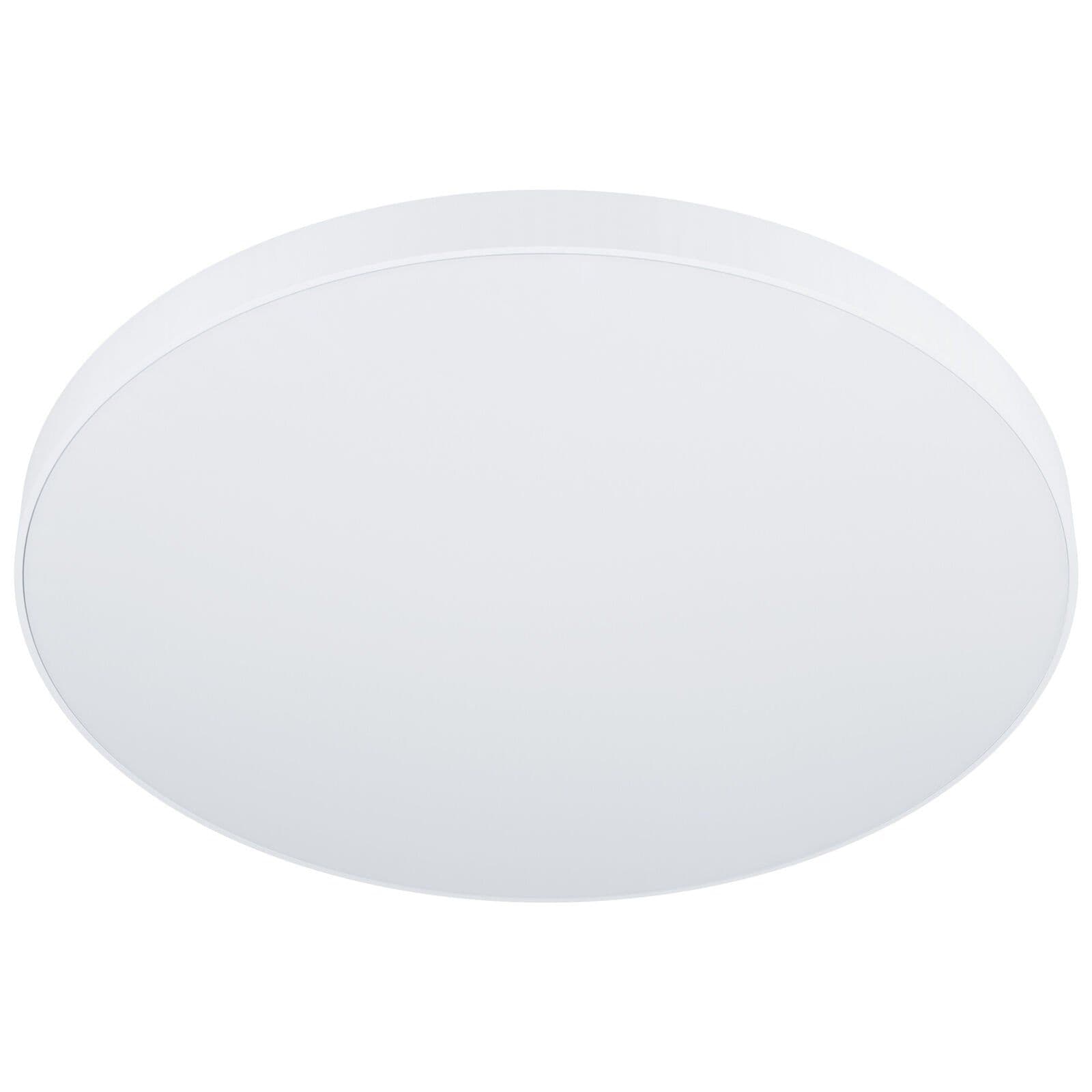 Flush Ceiling Light Colour White Shade White Plastic Bulb LED 36W Included