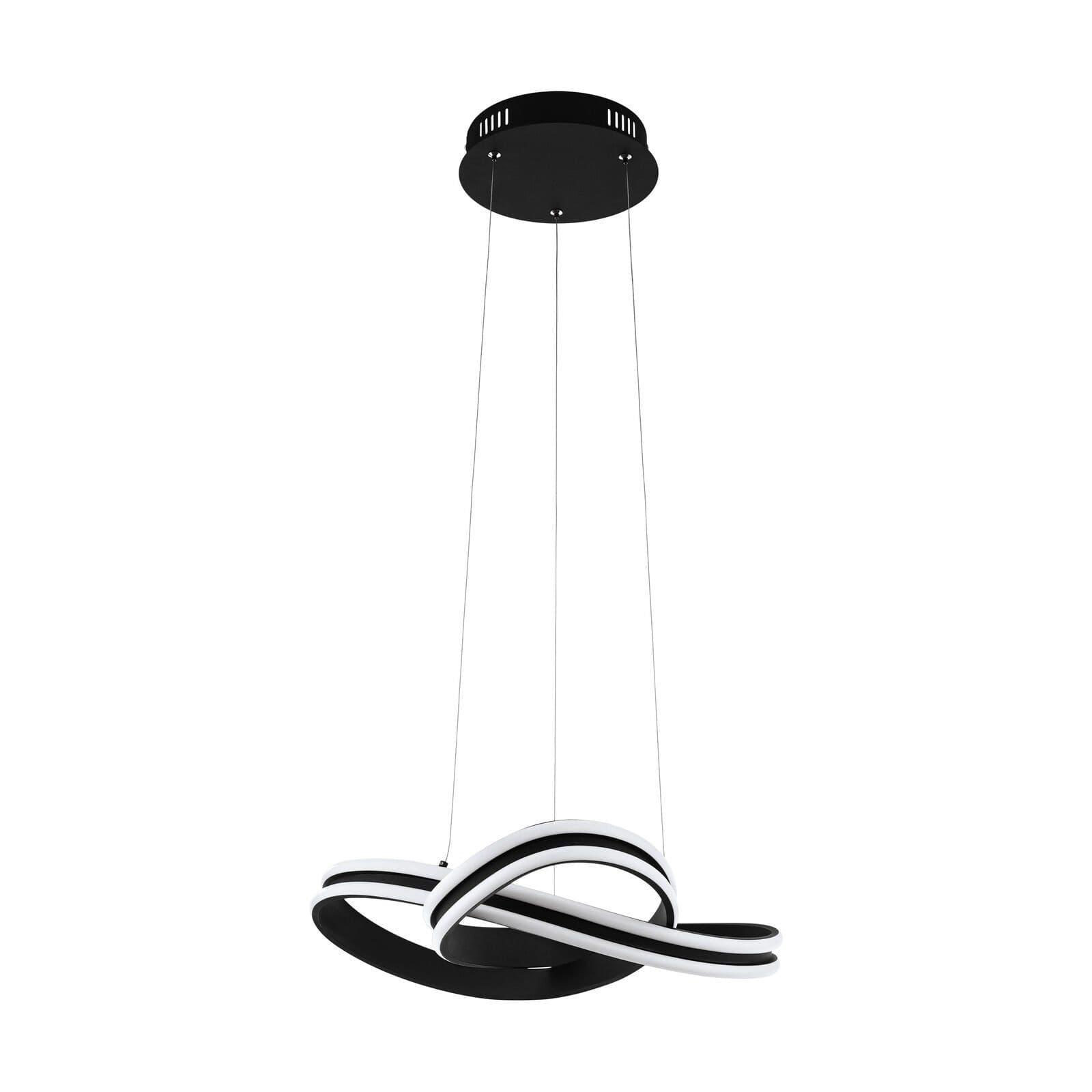 Pendant Light Shade White Plastic Bulb LED 2x18W Included