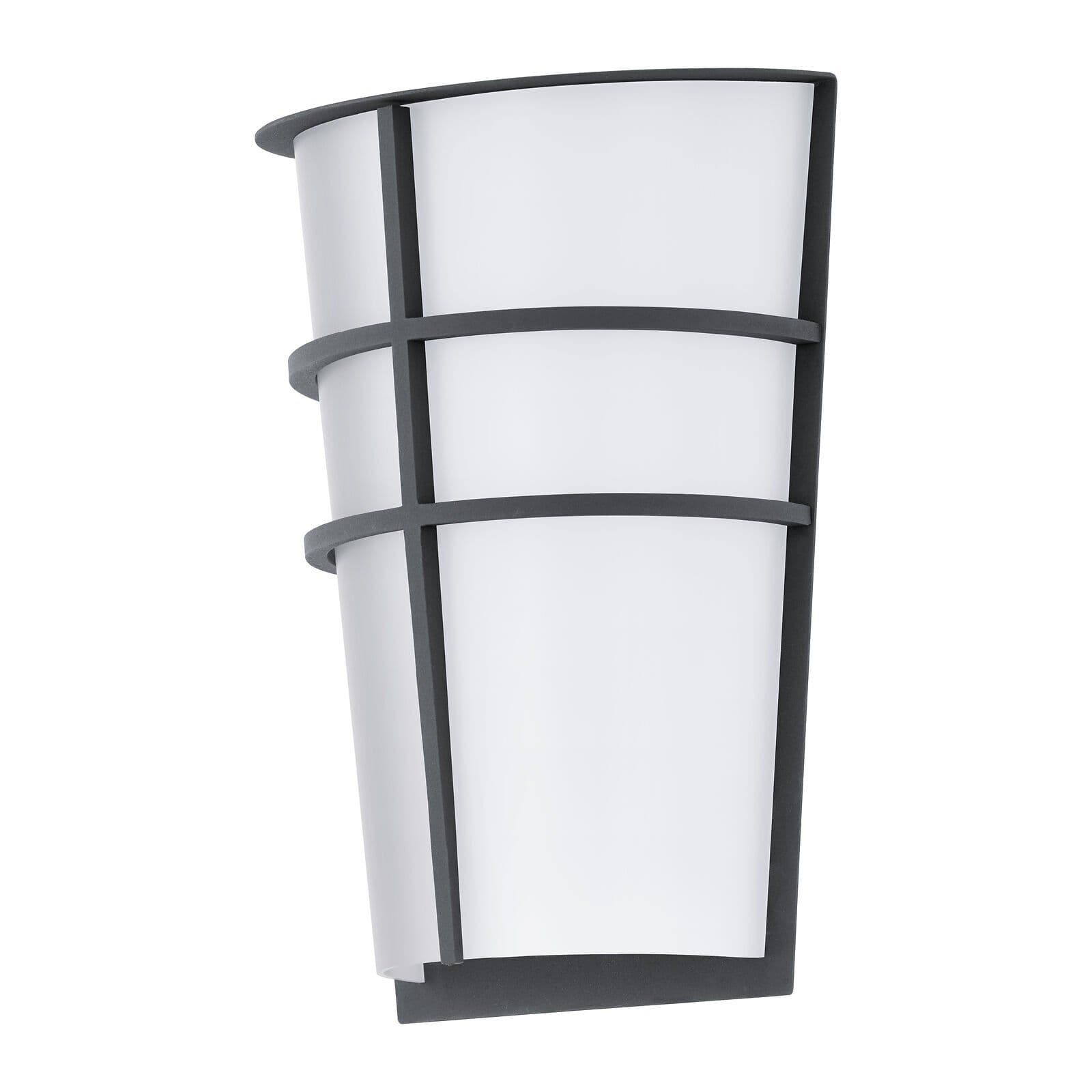 IP44 Outdoor Wall Light Anthracite Modern Diffused Lantern 2.5W Built LED