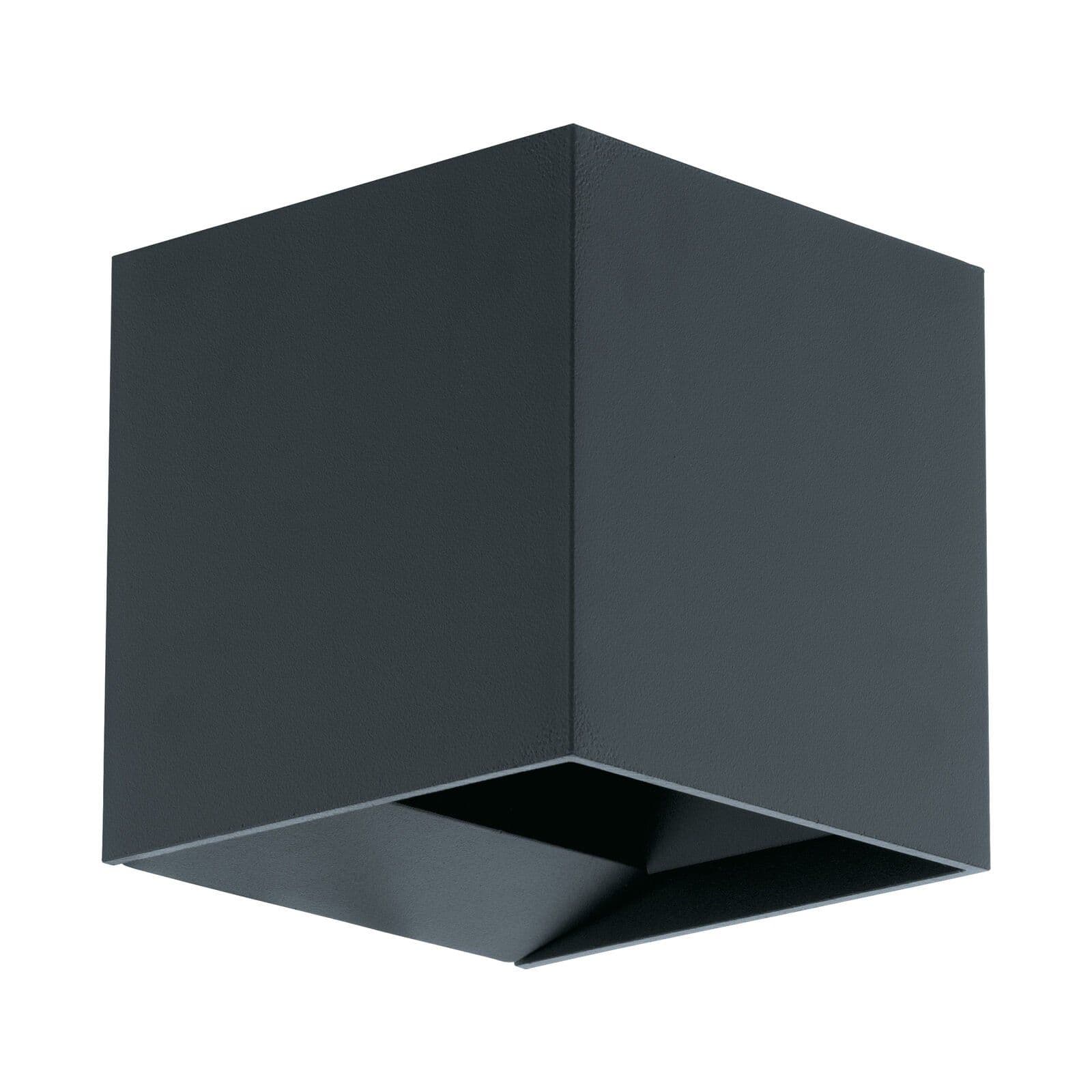 IP54 Outdoor Wall Light Anthracite Aluminium Box 3.3W Built LED Lamp