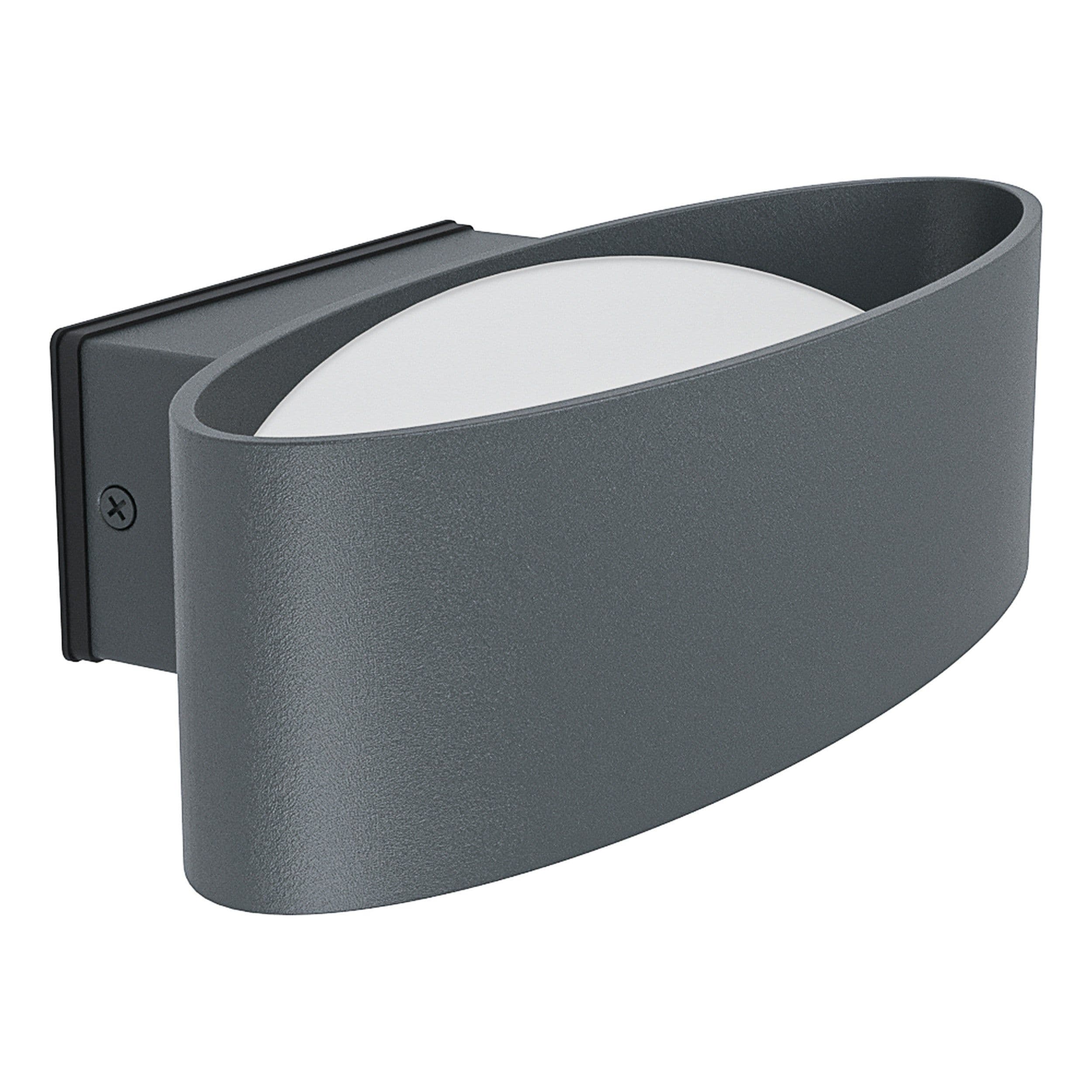 IP44 Outdoor Wall Light Anthracite Aluminium & Steel 10W Built LED