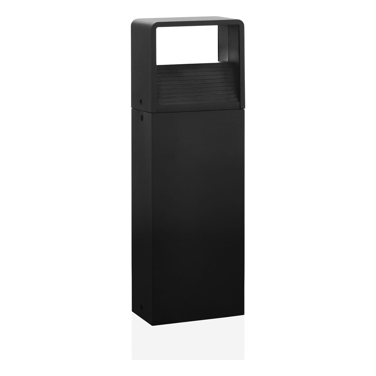 IP44 Outdoor Pedestal Light Modern Anthracite 6W Built in LED Wall Gate Post