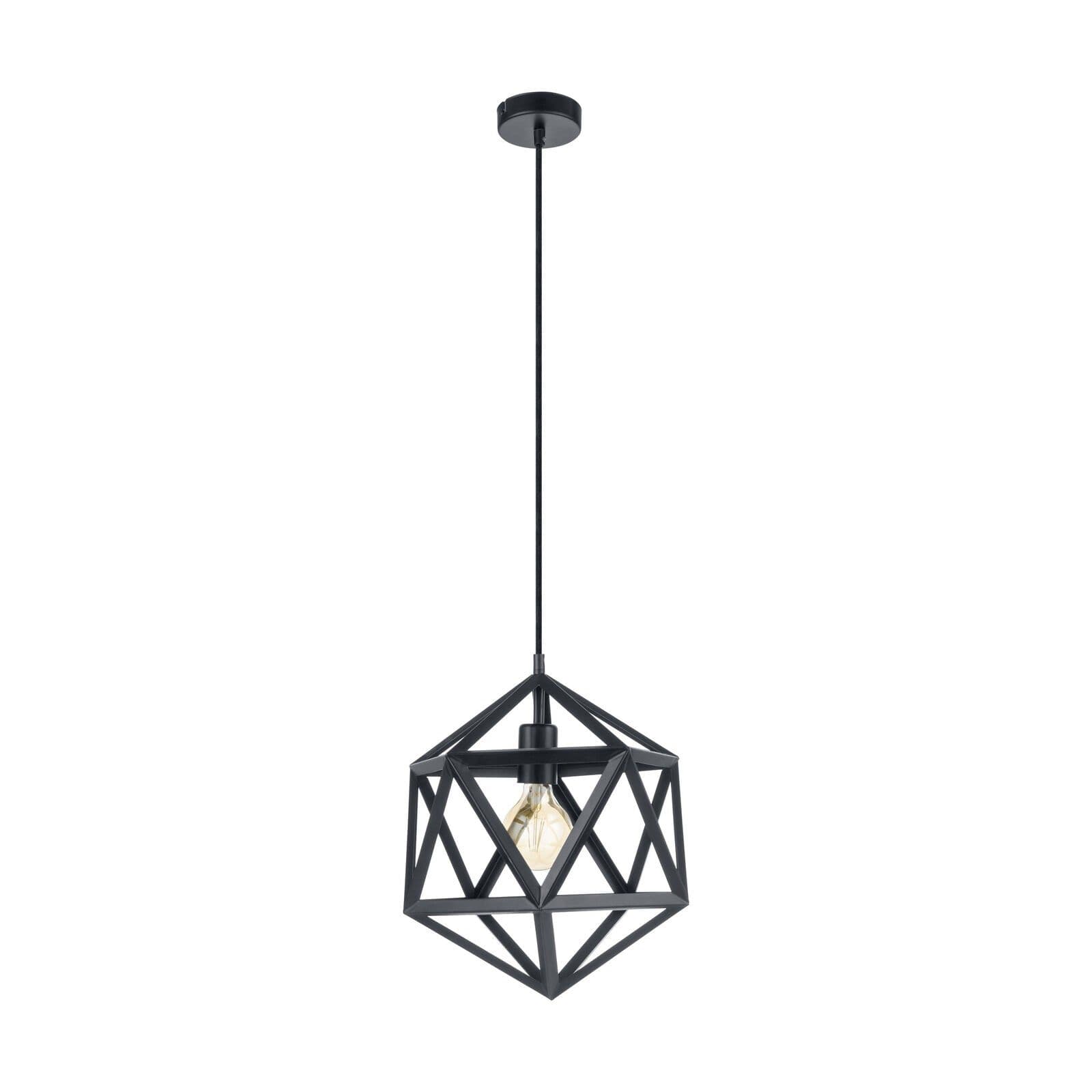 Hanging Ceiling Pendant Light Prism 1 x 60W E27 Modern Feature Lamp