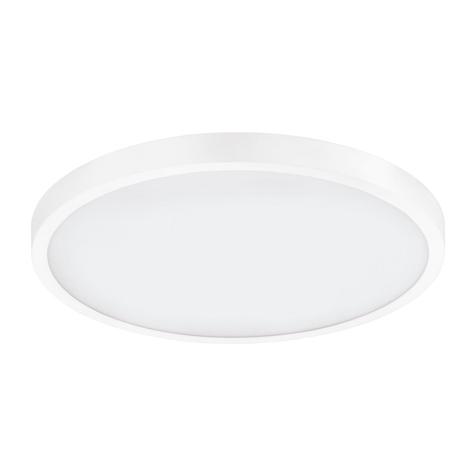 Wall / Ceiling Light White 400mm Round Surface Mounted 25W LED 4000K