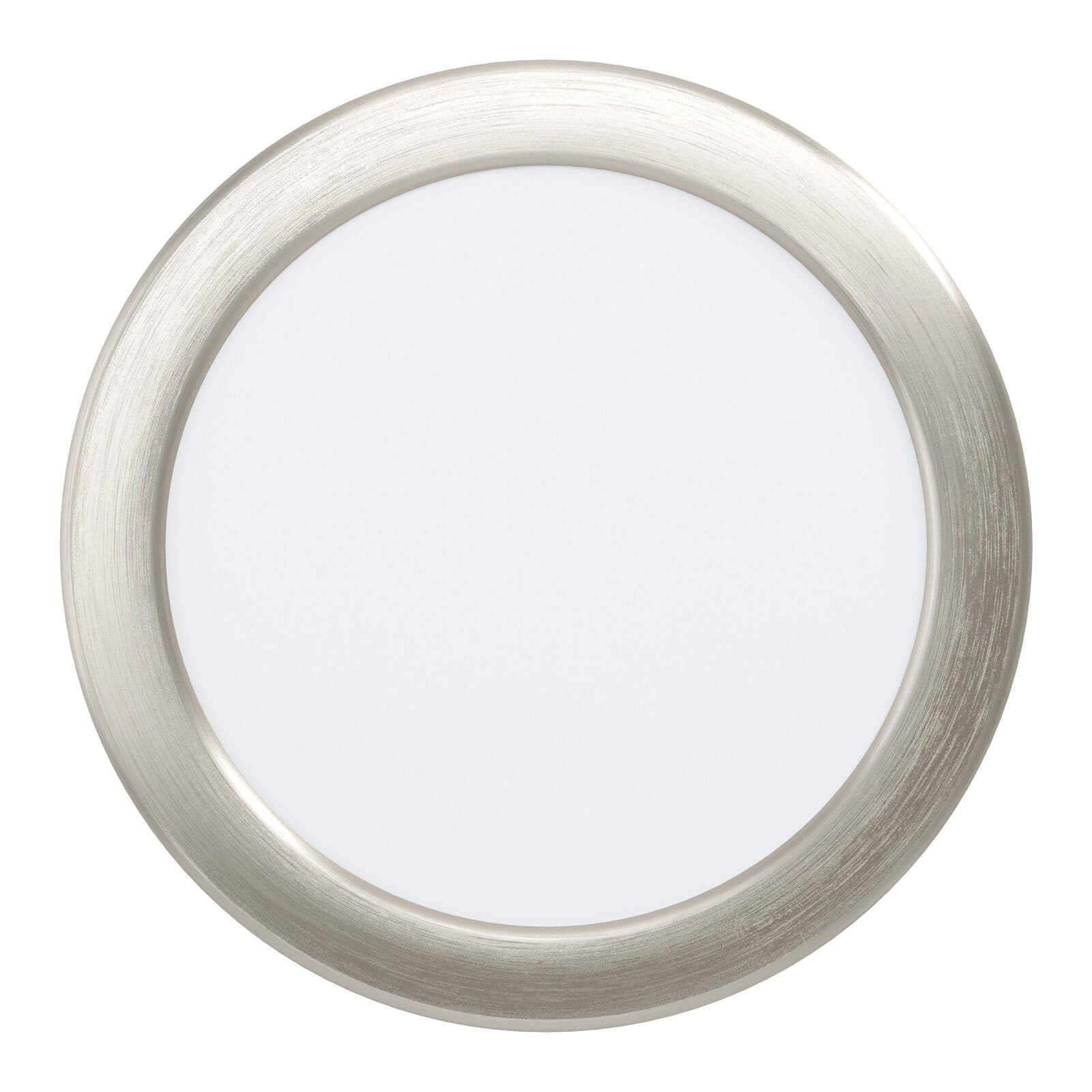 Wall / Ceiling Flush Downlight Satin Nickel Spotlight 10.5W Built in LED