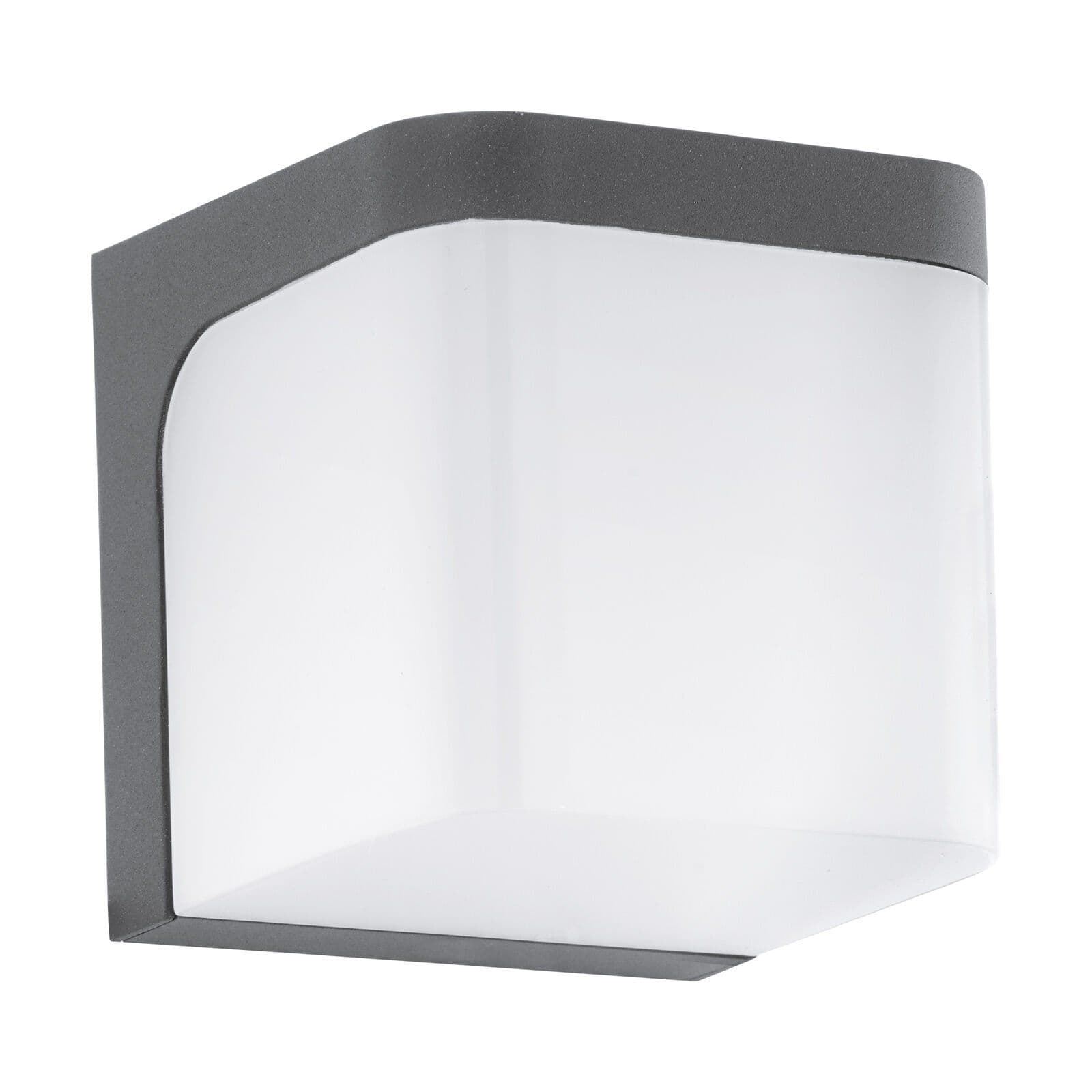 IP44 Outdoor Wall Light Anthracite Cast Aluminium 6W Built LED Lamp