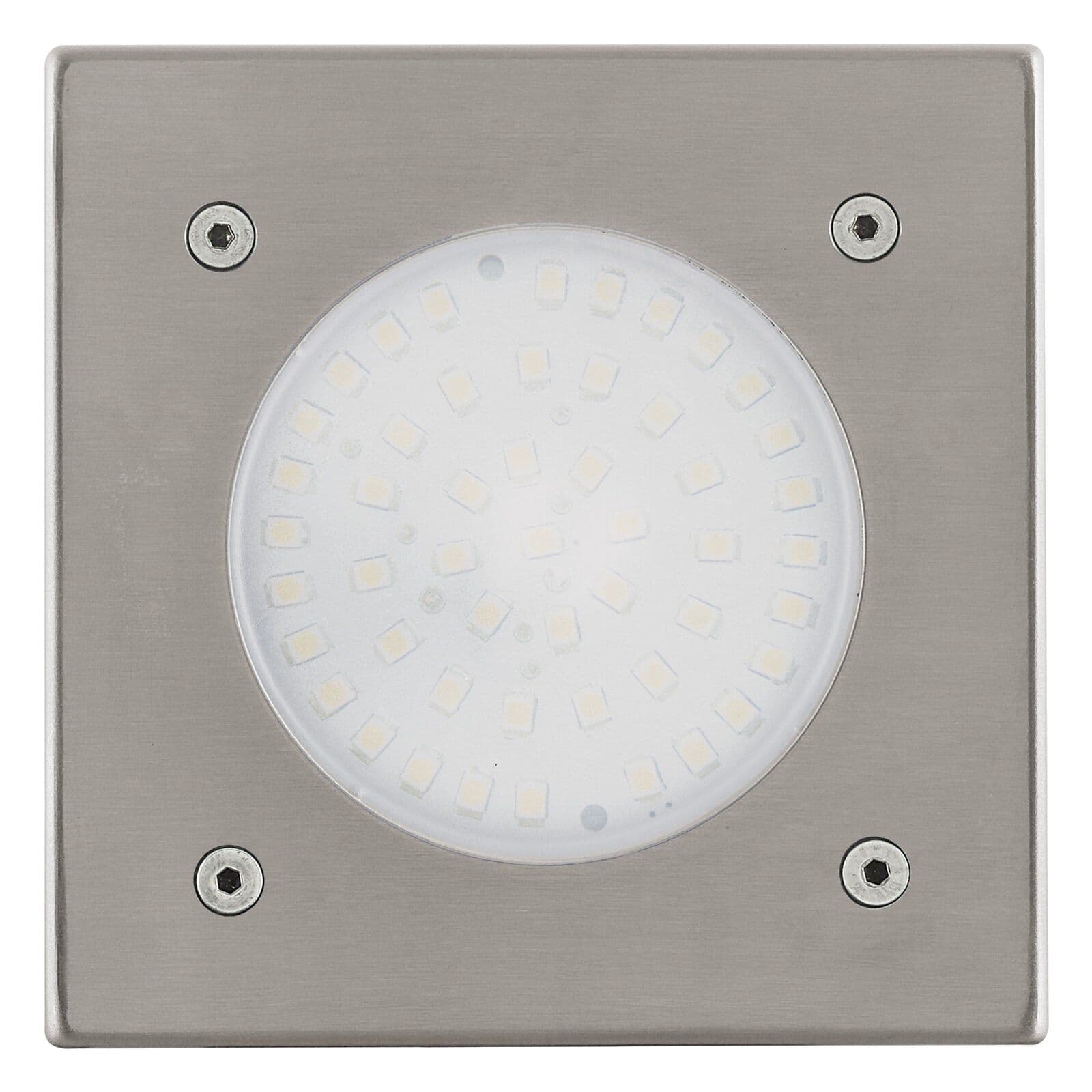 IP67 Outdoor Recessed Ground Light Stainless Steel Square 2.5W Built LED
