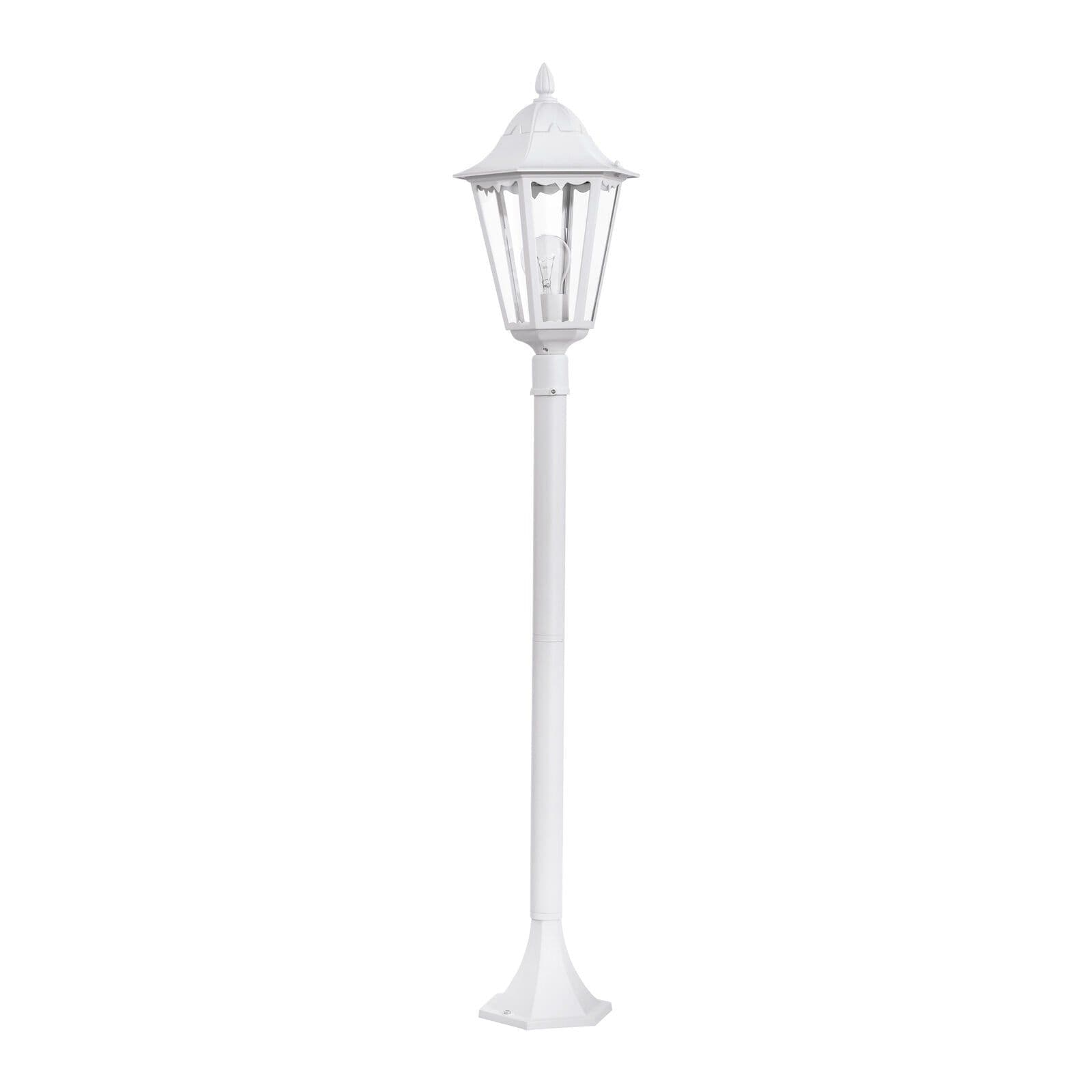 IP44 Outdoor Bollard Light Aluminium Lantern 1 x 60W E27 Tall Lamp Post