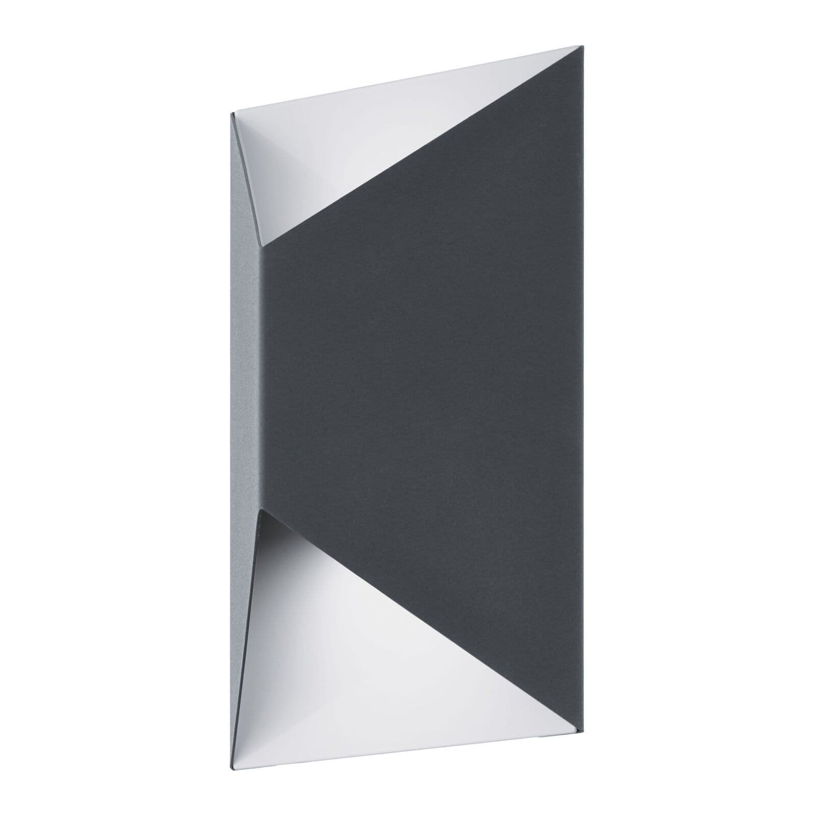 IP44 Outdoor Wall Light Anthracite & Trapeze 2.5W Built LED
