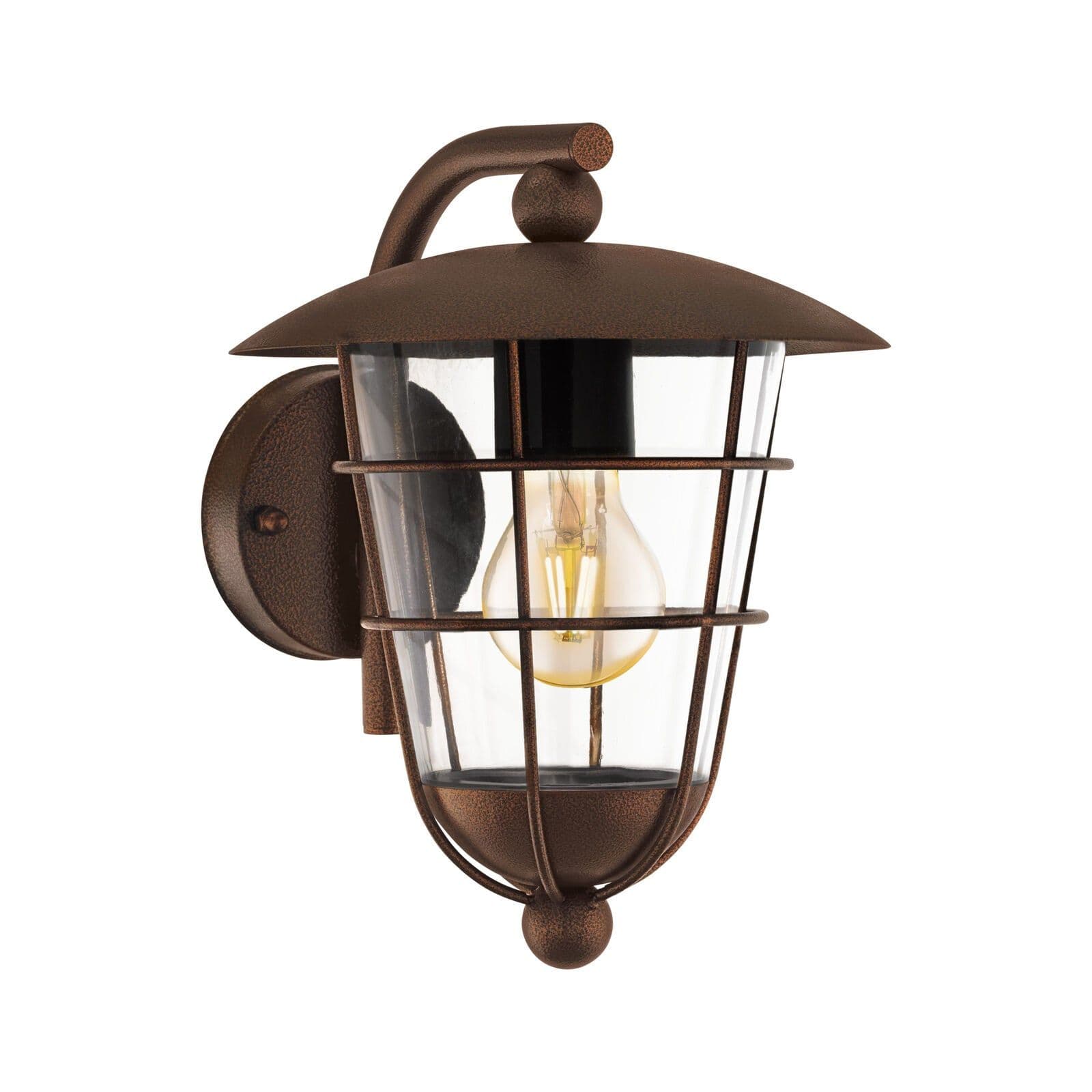 IP44 Outdoor Wall Light Fisherman Lantern 1 x 60W E27 Bulb Porch Lamp
