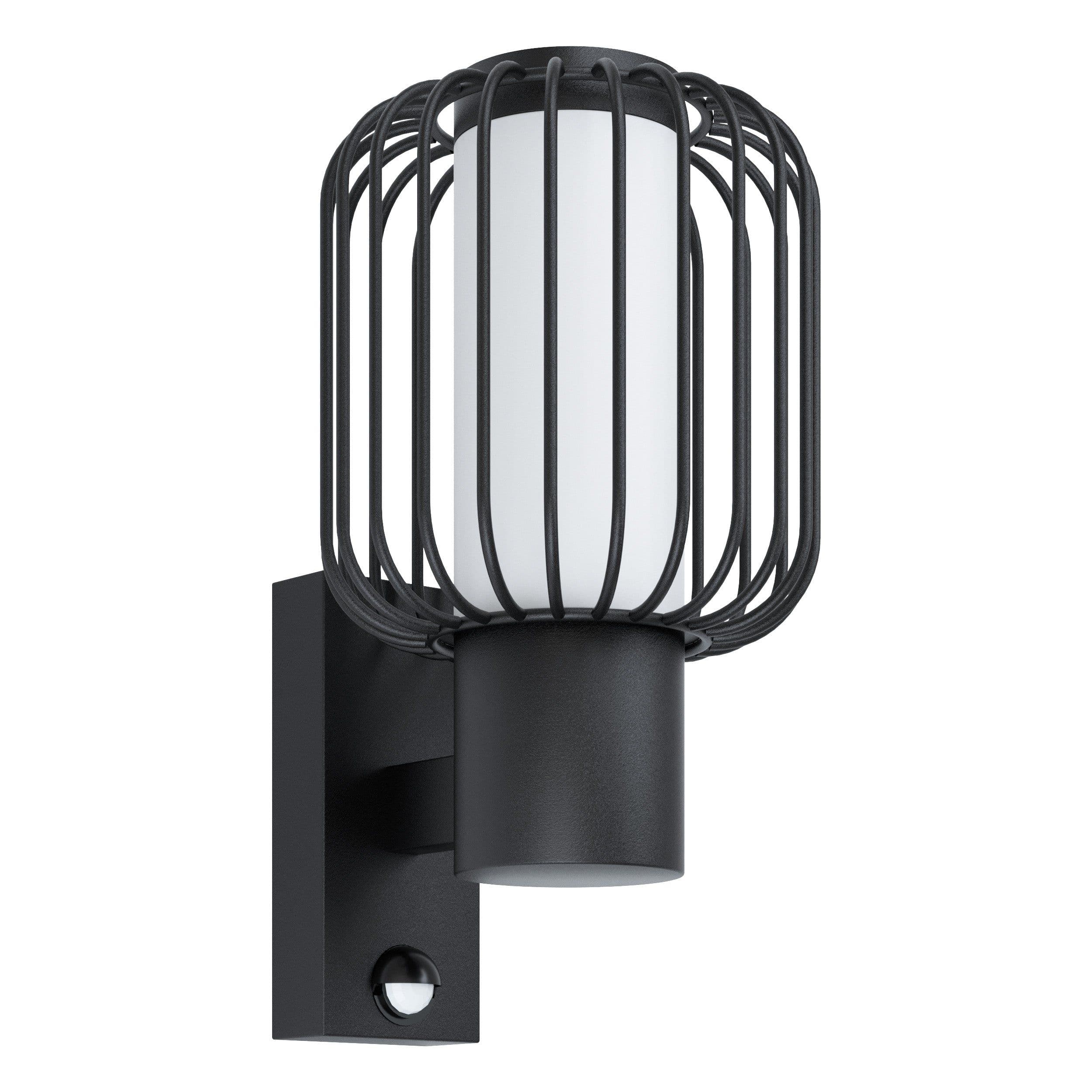 IP44 Outdoor Wall Light & PIR Sensor Zinc Steel 1 x 28W E27 Bulb