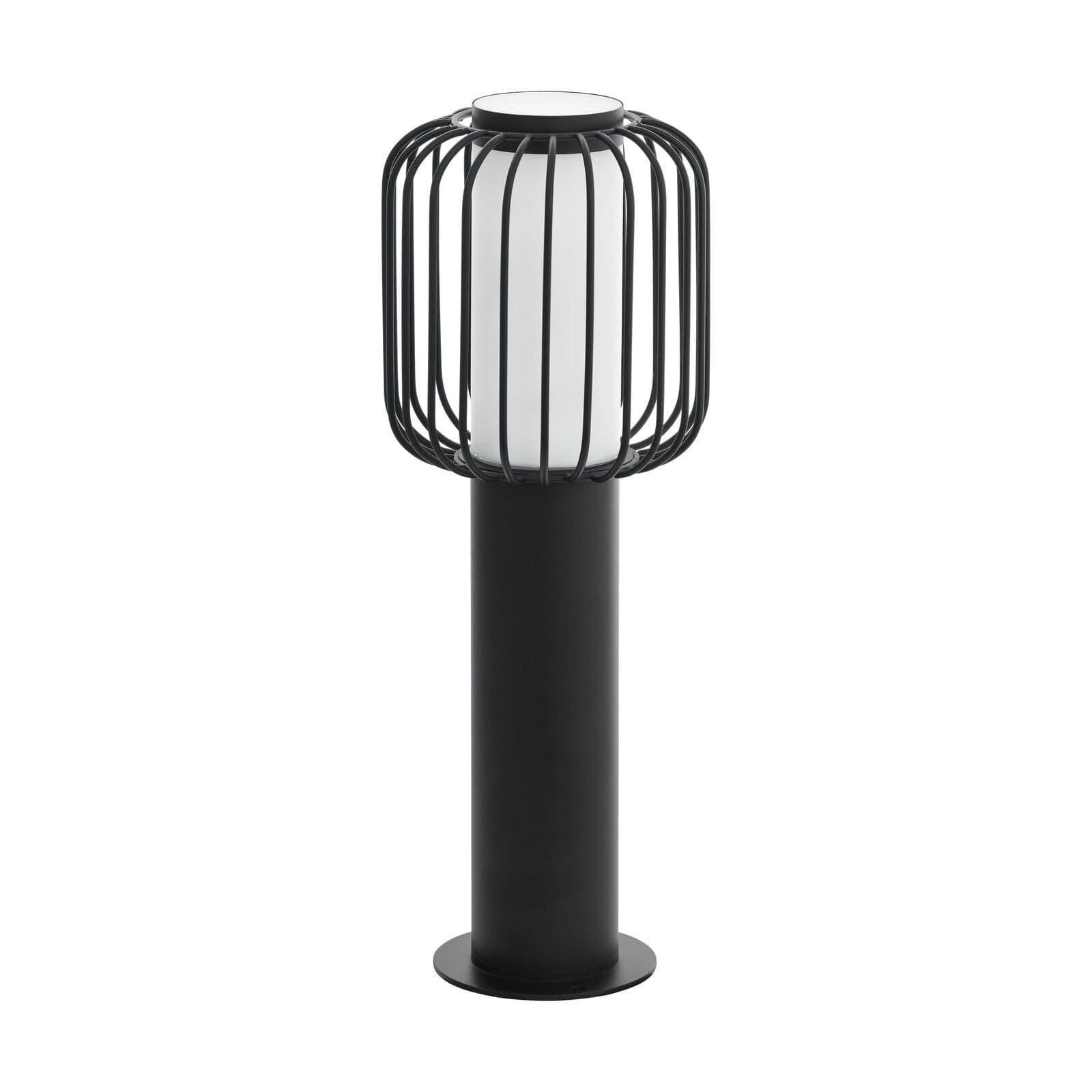 IP44 Outdoor Pedestal Light Steel 1 x 28W E27 Bulb Wall Gate Lamp