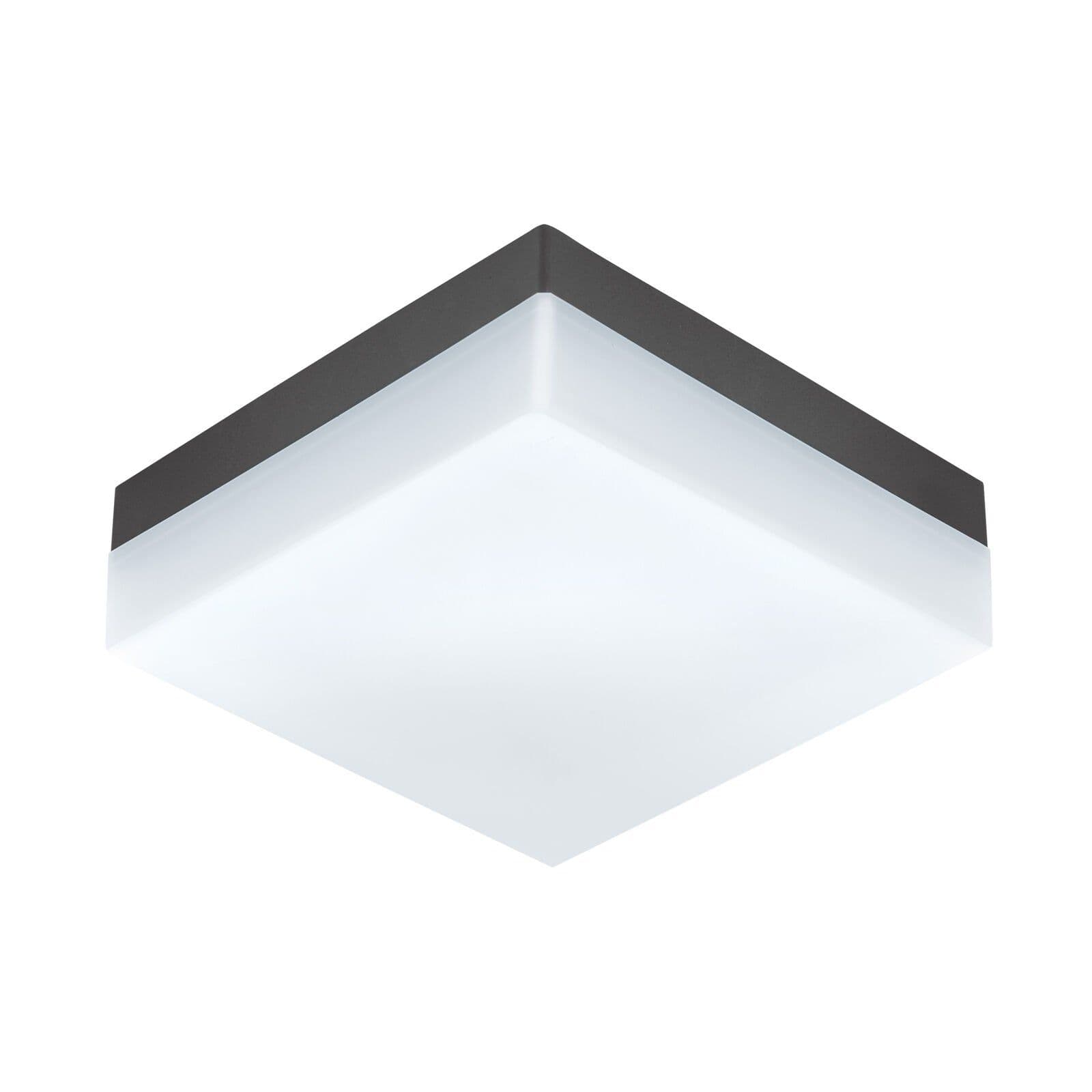 IP44 Outdoor Wall Light Anthracite Plastic 8.2W Built LED Porch Lamp