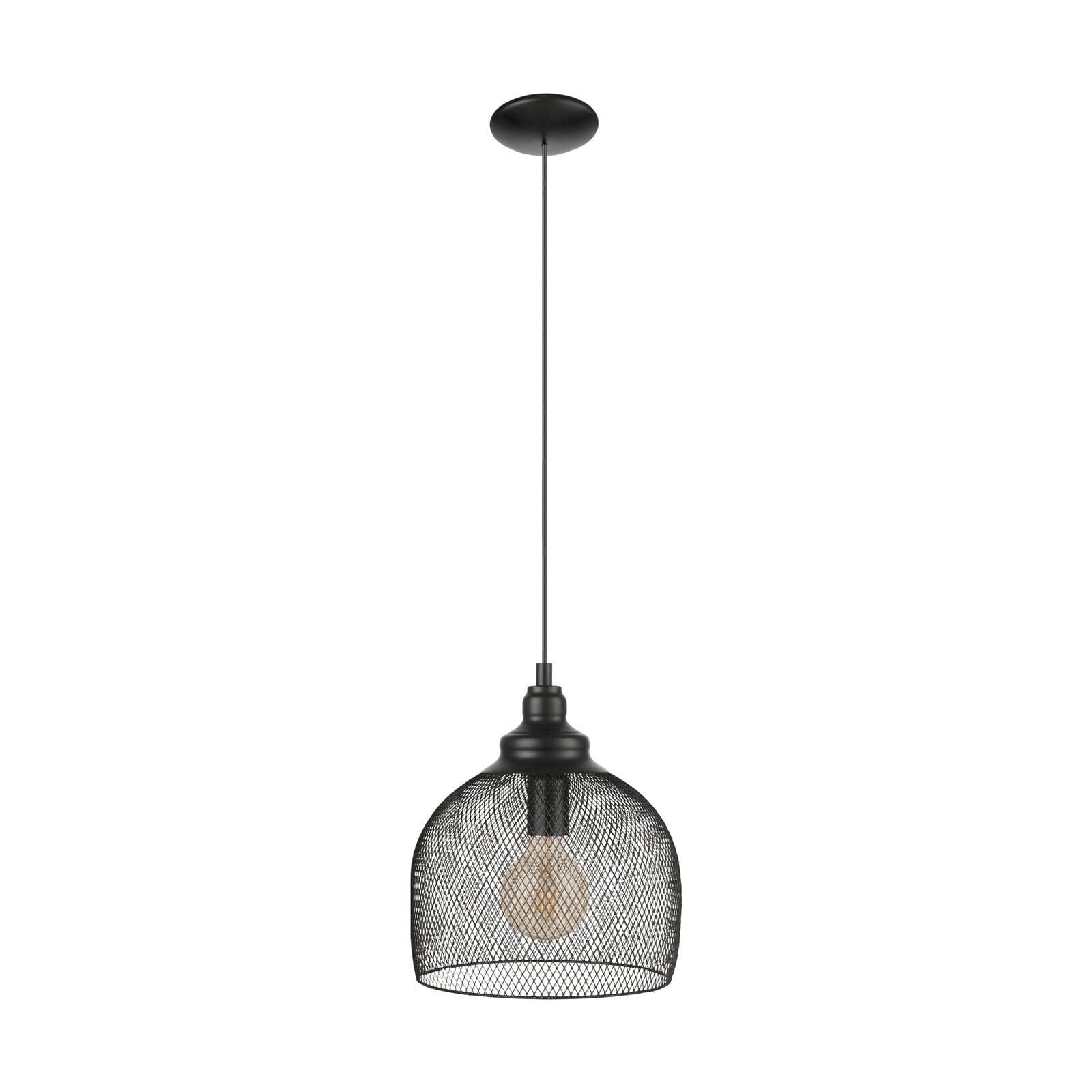 Hanging Ceiling Pendant Light Wire Mesh Shade 1 x 60W E27 Feature Lamp