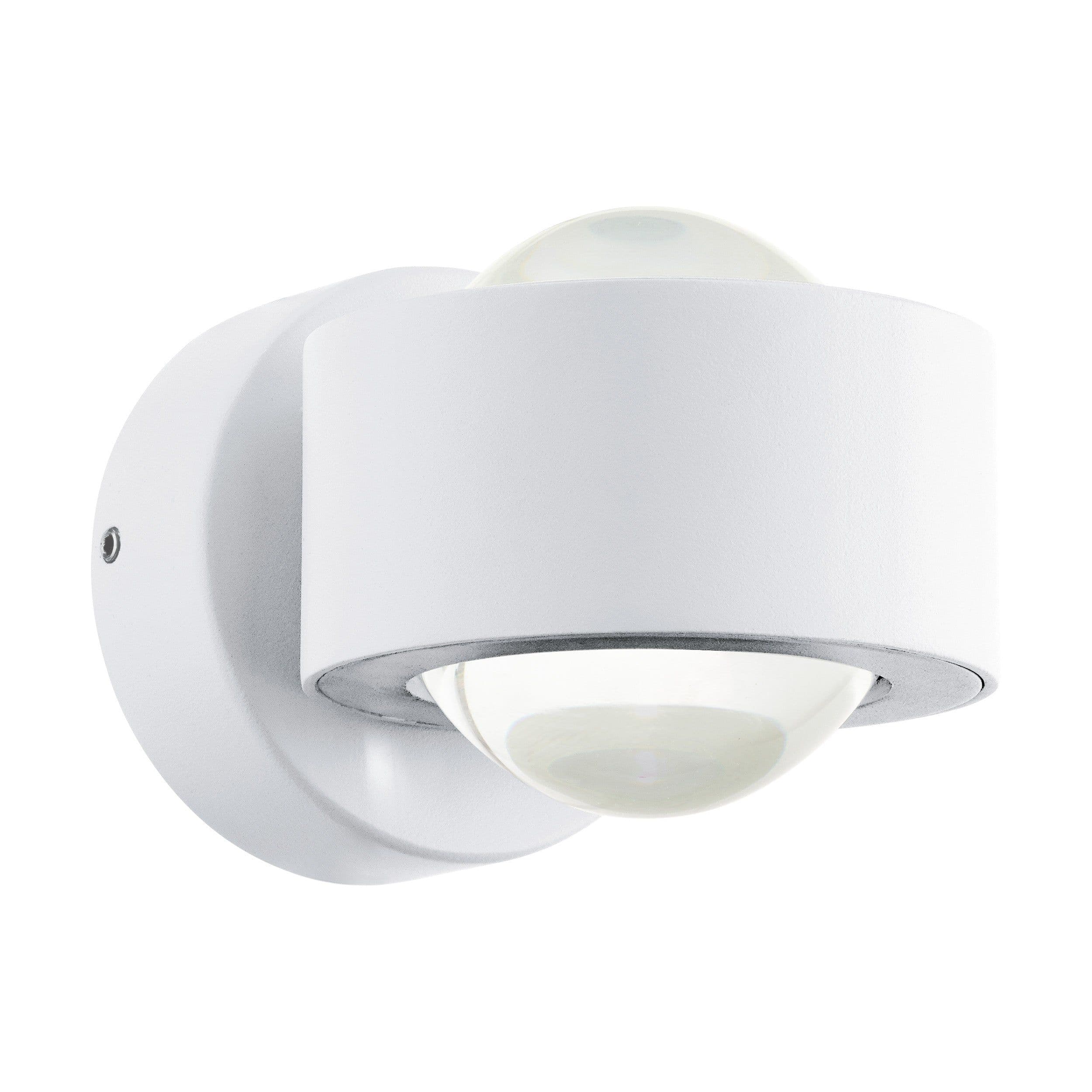 IP44 Outdoor Wall Light Aluminium Hoop Shade 2W Built LED Porch Lamp