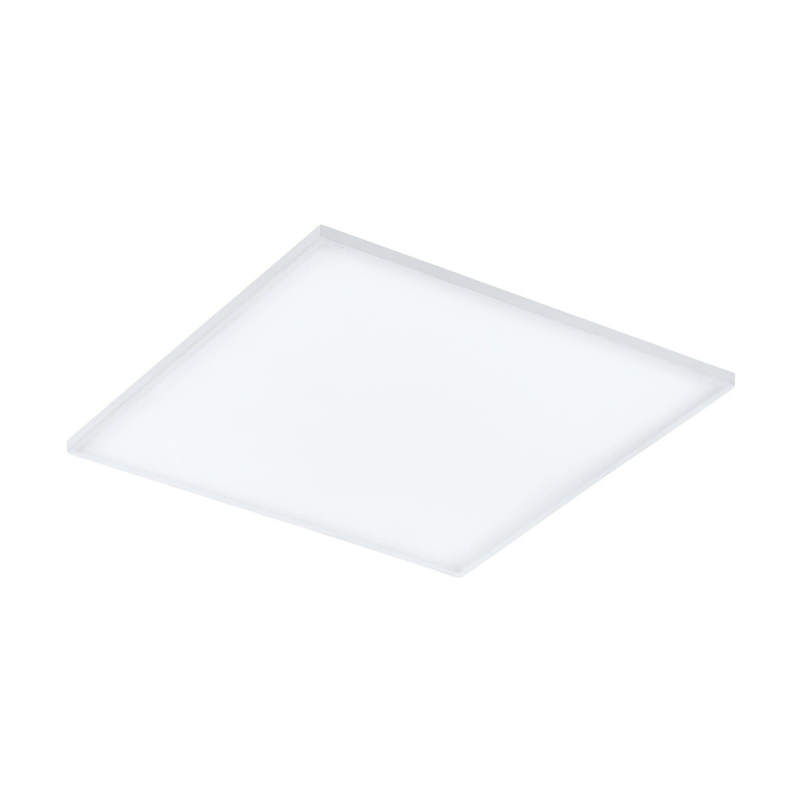 595mm Modern Sleek Ceiling Light White Slim Square Low Profile 33W LED 4000K