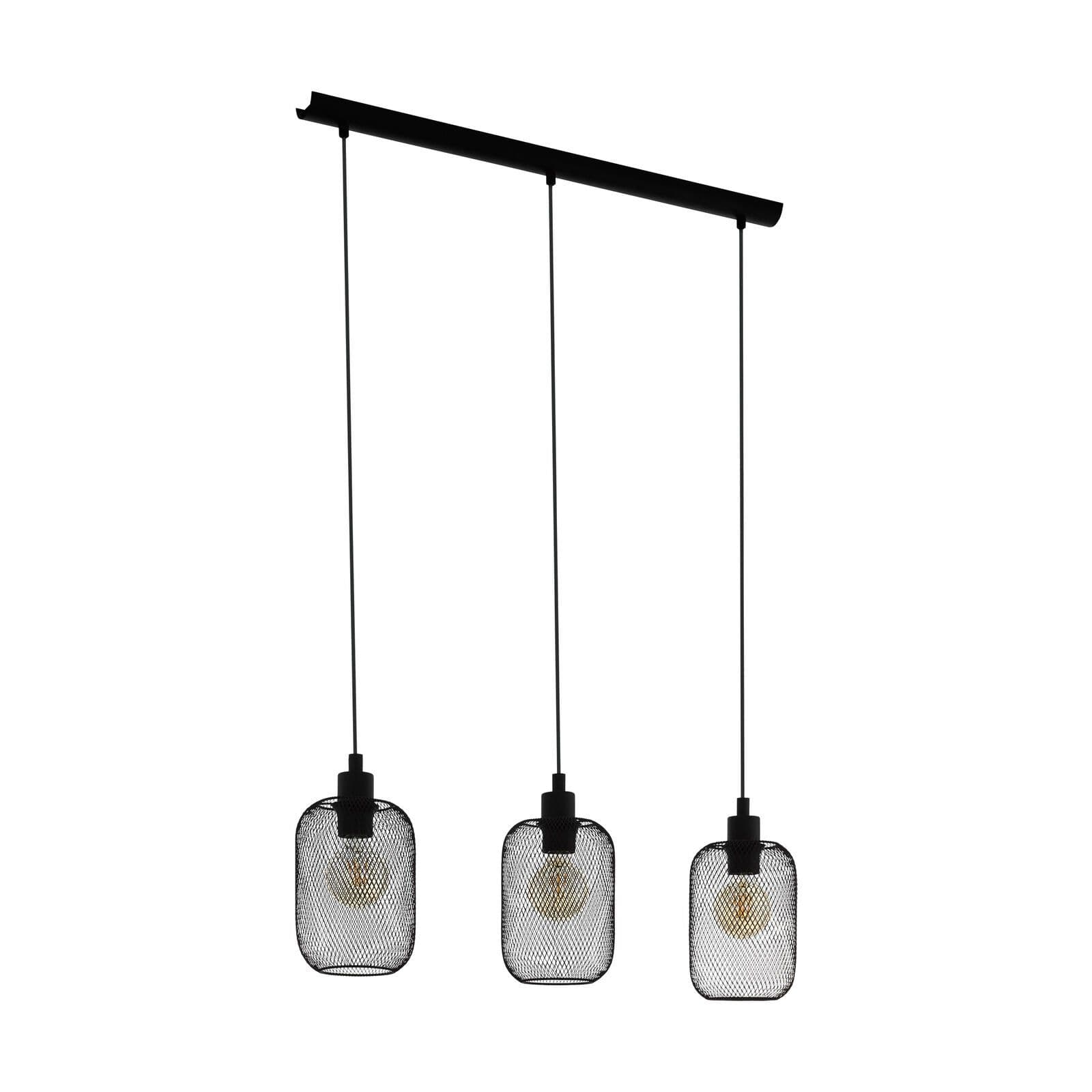 Hanging Ceiling Pendant Light Mesh 3x 60W E27 Kitchen Island Lamp