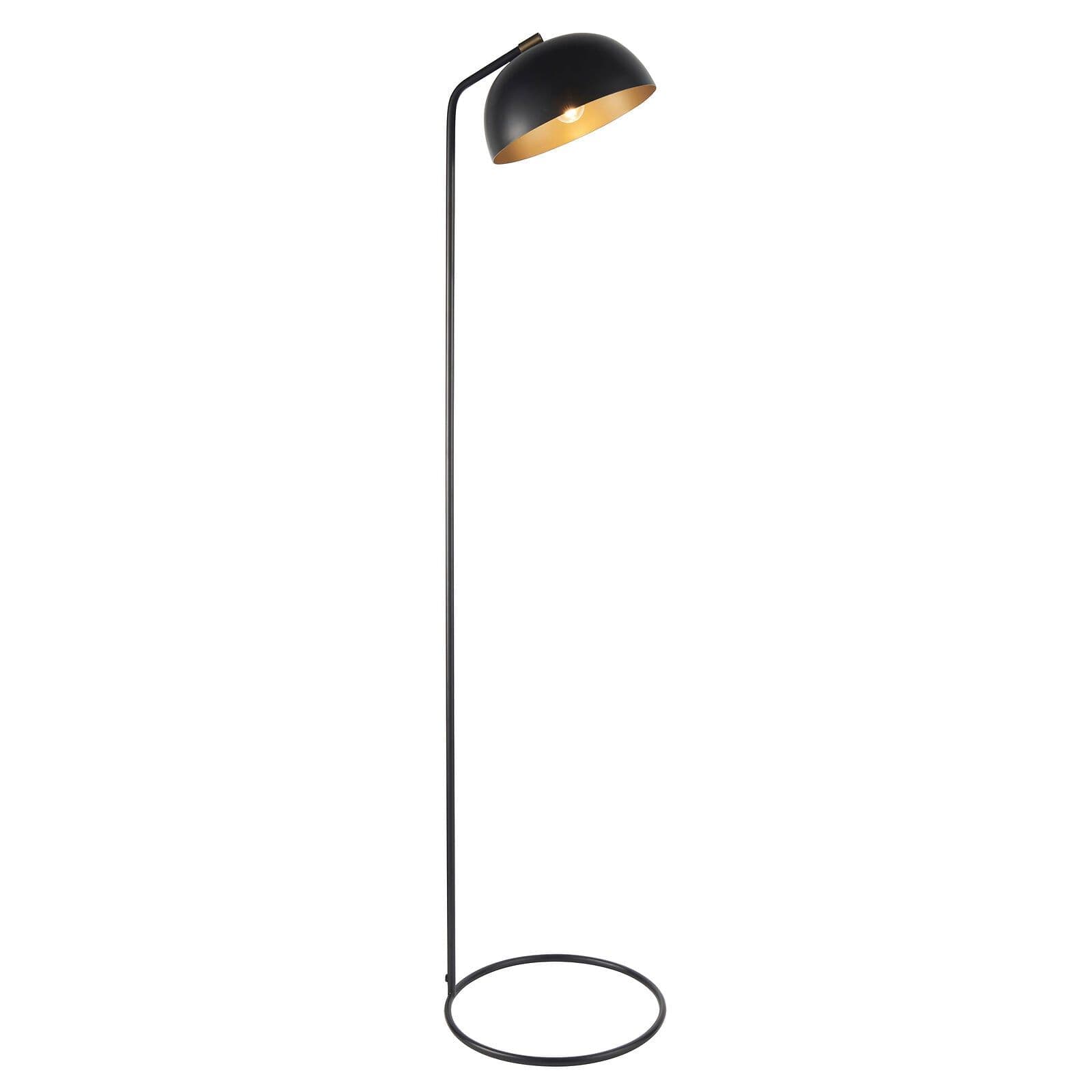 Floor Lamp Light Matt & Antique Brass Paint 10W LED E27 Complete Lamp