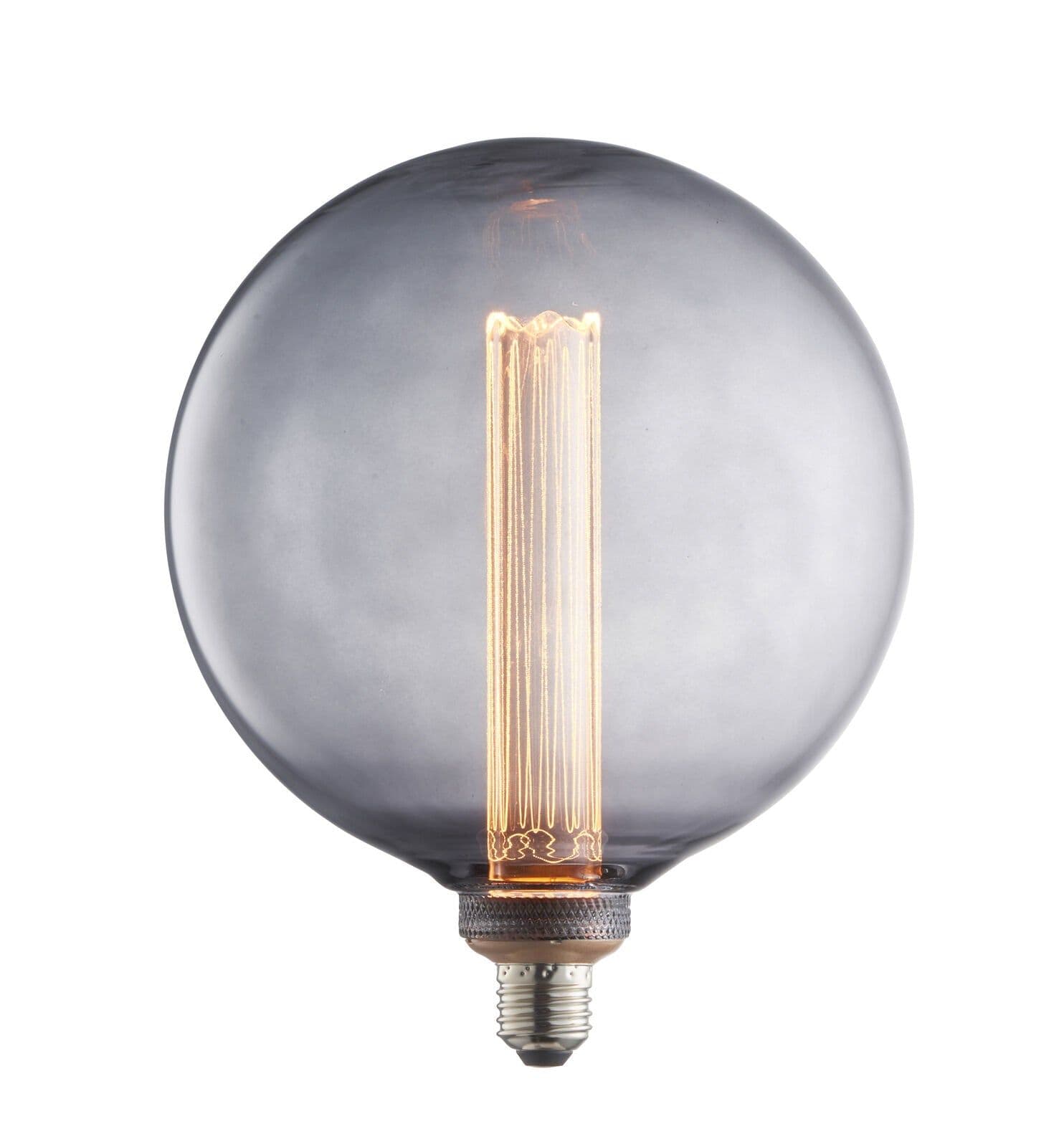 LED Filament Lamp Bulb Smoked Glass 2.8W LED E27 Warm Globe Bulb