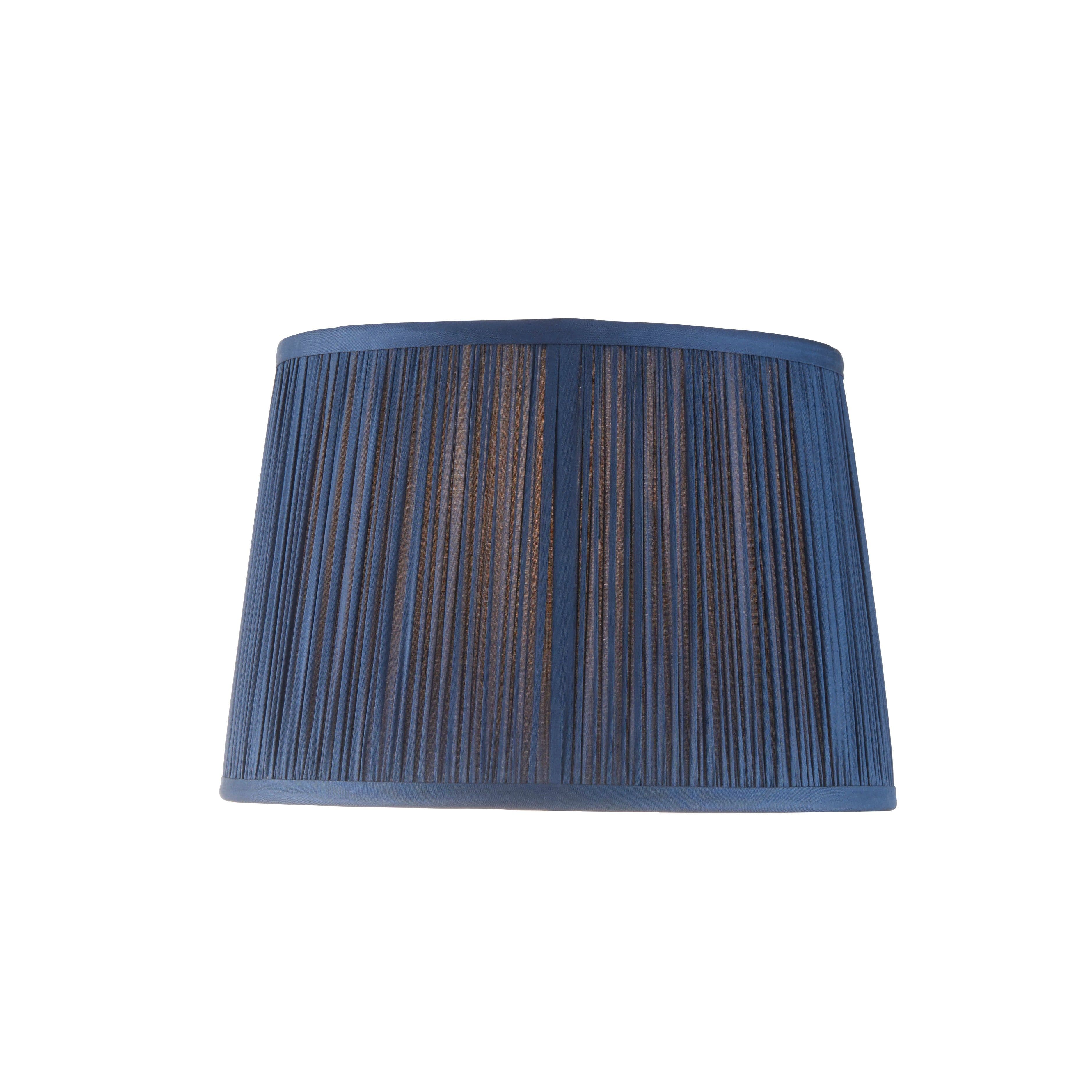 Tapered Cylinder Lamp Shade Midnight Silk 60W E27 or B22 GLS e10824
