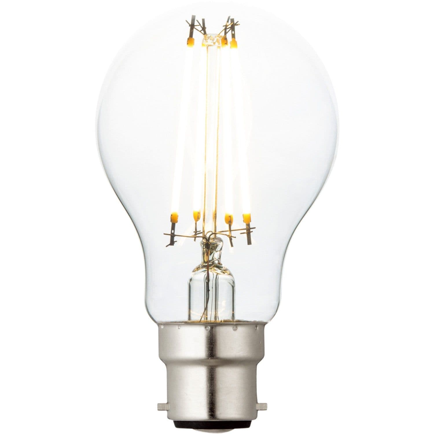 6W B22 LED Vintage Filament GLS Bulb Warm Indoor Outdoor LED Lamp