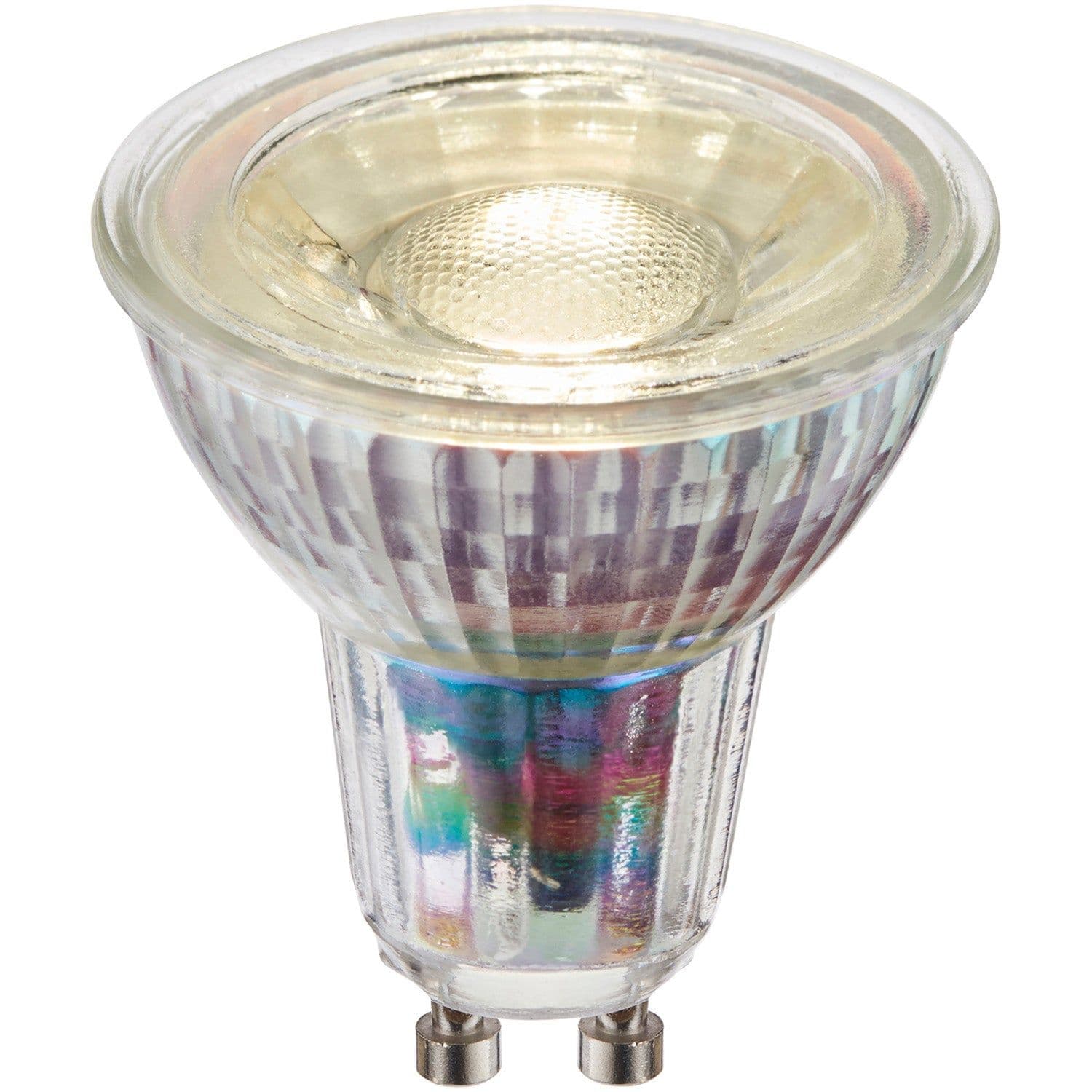 5.5W GU10 LED Bulb Cool Dimmable Light Bulb Clear Glass LED Lamp