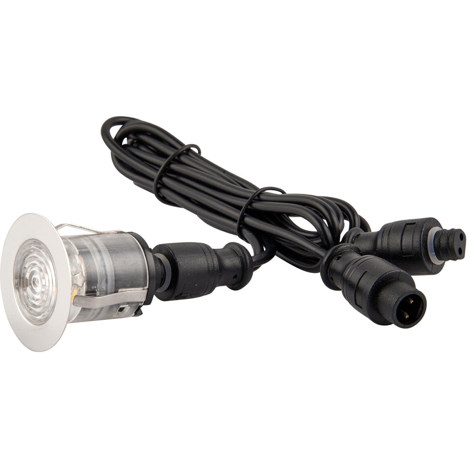 Single Recessed 35mm Decking Light Module 0.65W CCT LED Stainless Steel