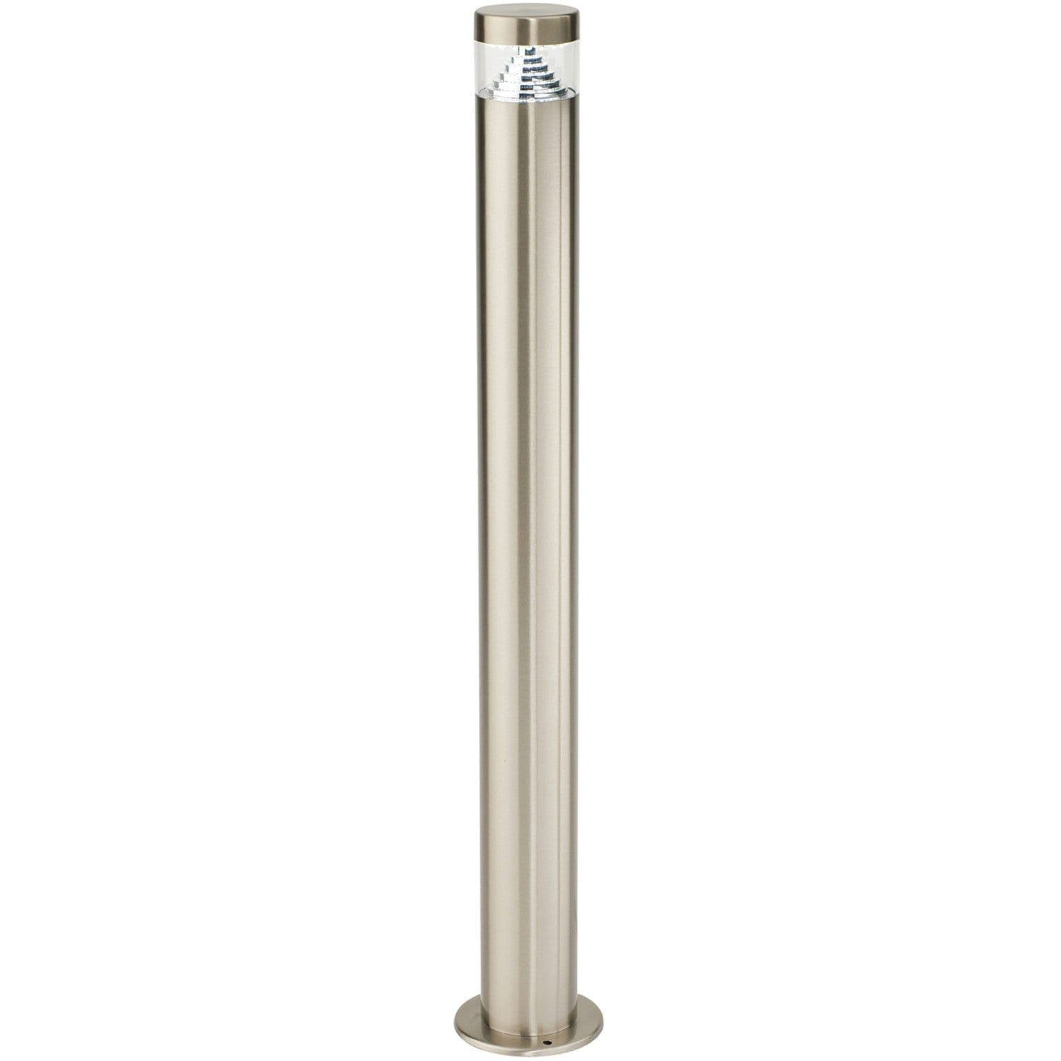Stepped Outdoor Bollard Light - 3.3W LED Module - 800mm Height - Stainless Steel