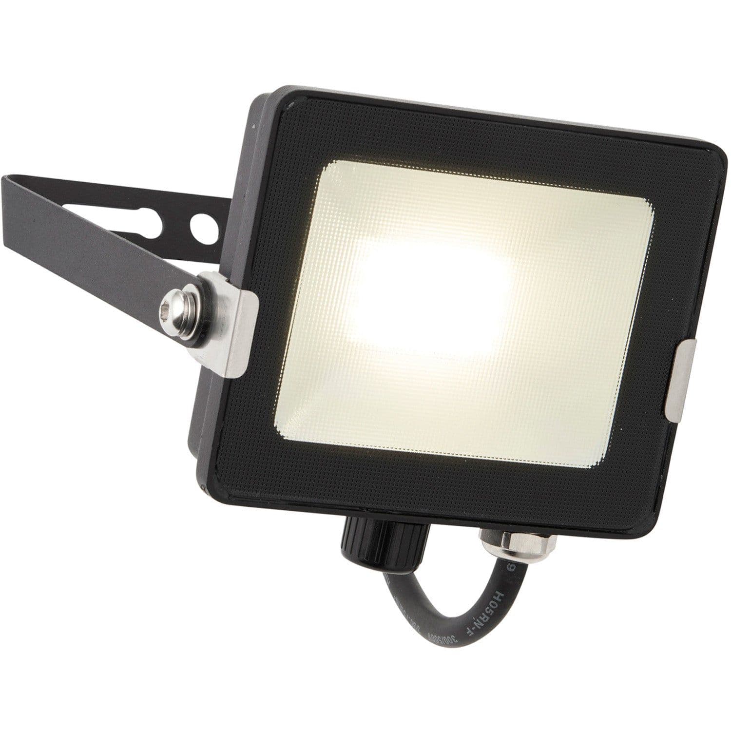 Outdoor IP65 Waterproof Floodlight 20W Cool White LED Matt Aluminium