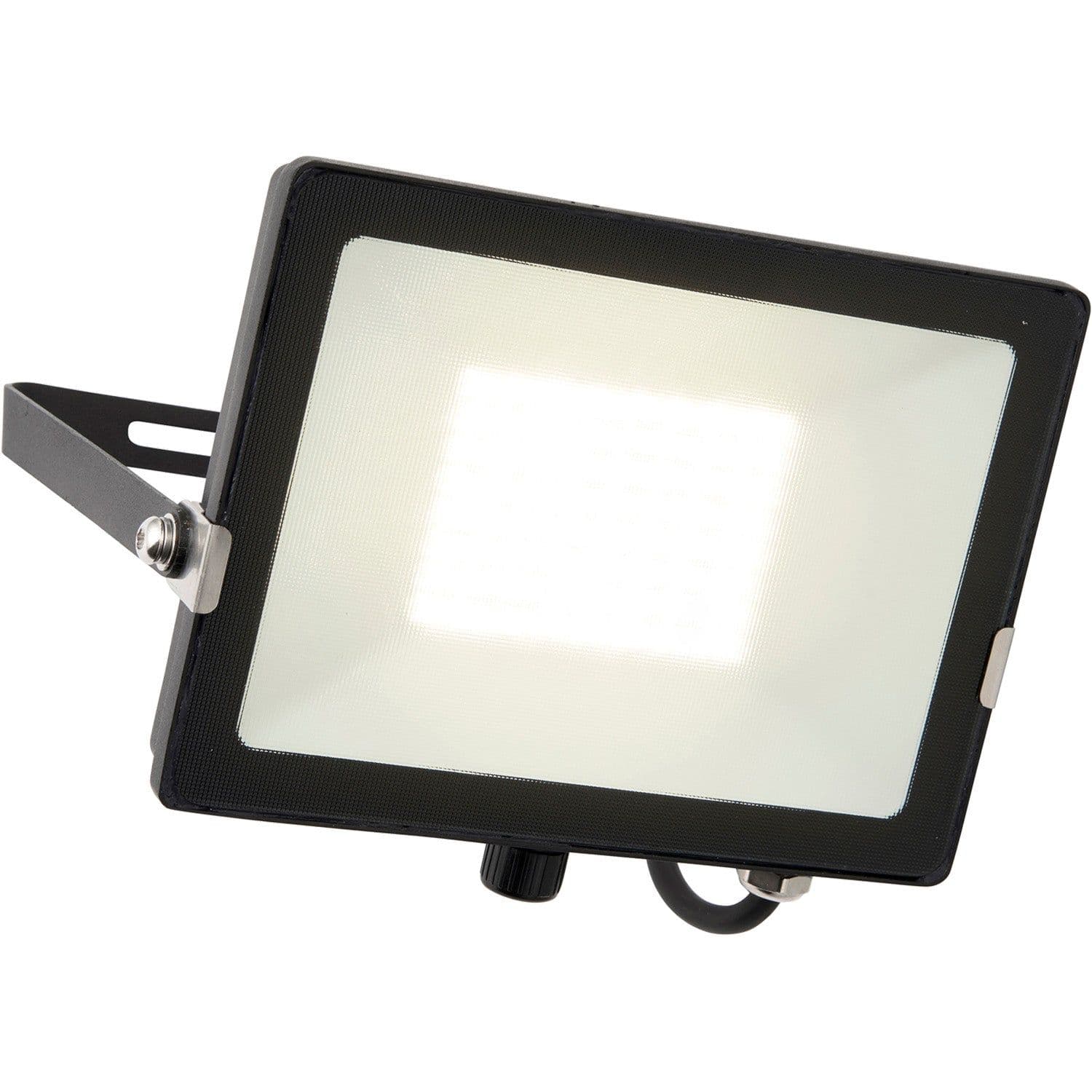 Outdoor IP65 Waterproof Floodlight 50W Cool White LED Matt Aluminium