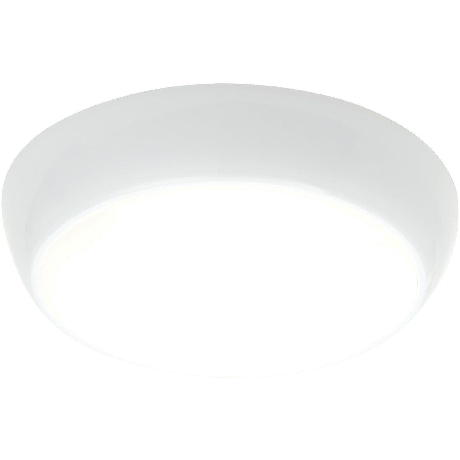 Emergency IP65 Bulkhead Light 16W + 2W Cool LEDs Microwave Sensor