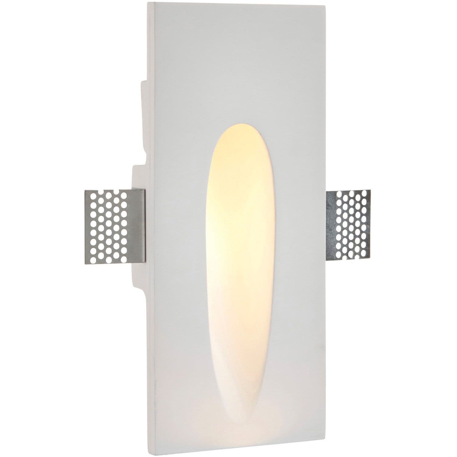 Plaster Rectangular Wall Light 1.5W Warm LED Trimless Design
