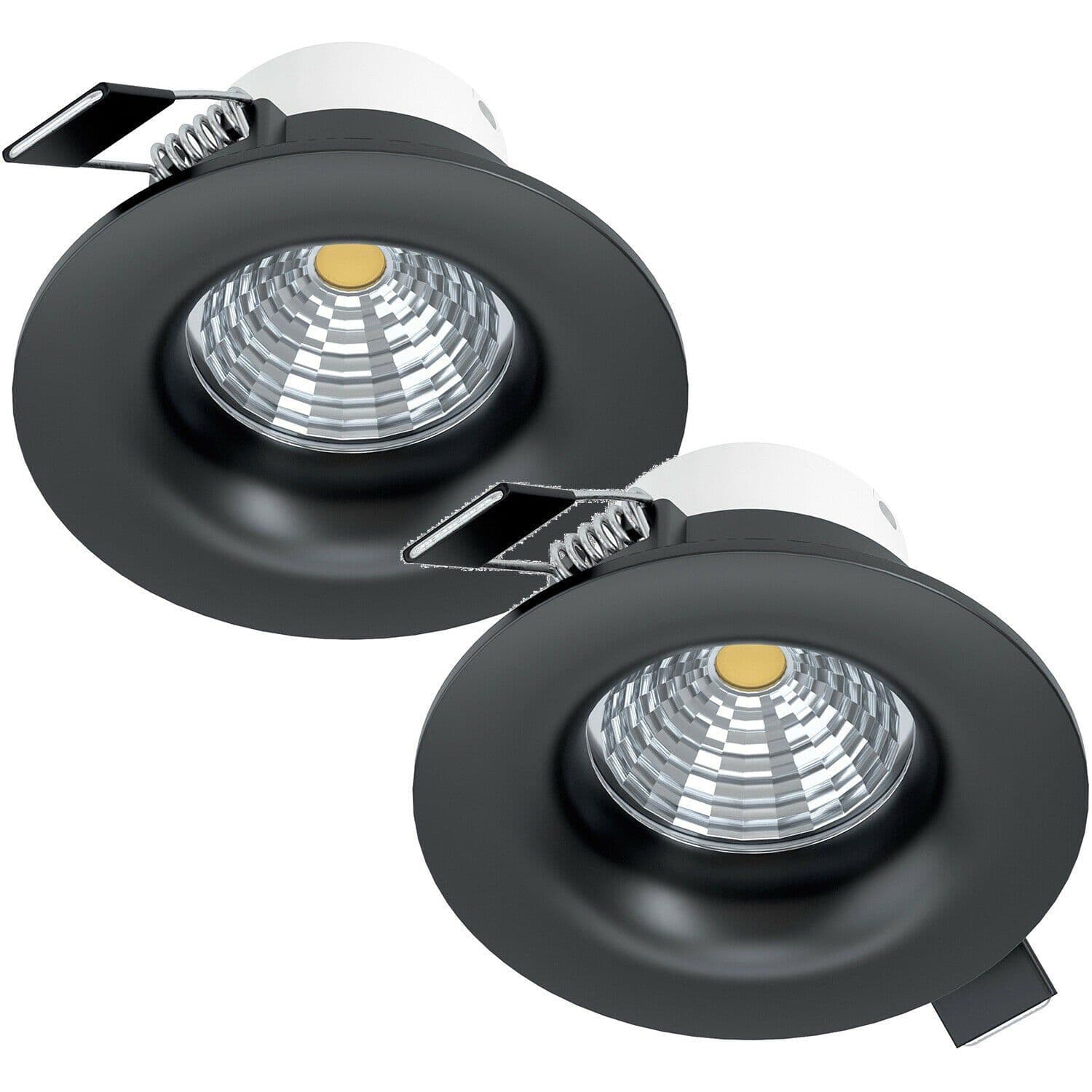 2 PACK Wall Ceiling Flush Downlight Aluminium 6W LED 88mm Round