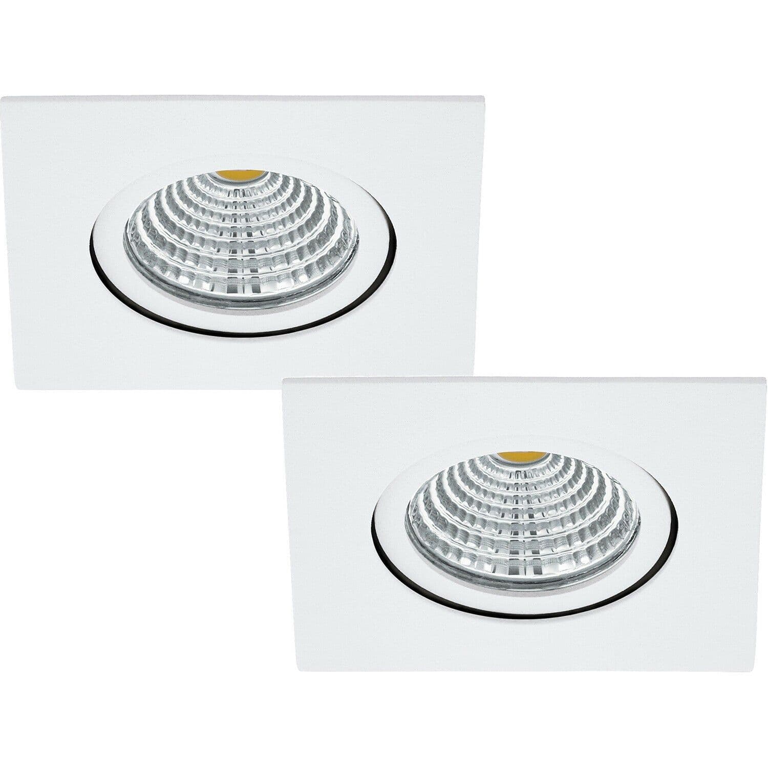 2 PACK Wall & Ceiling Flush Downlight White Recess Spotlight 6W Built in LED