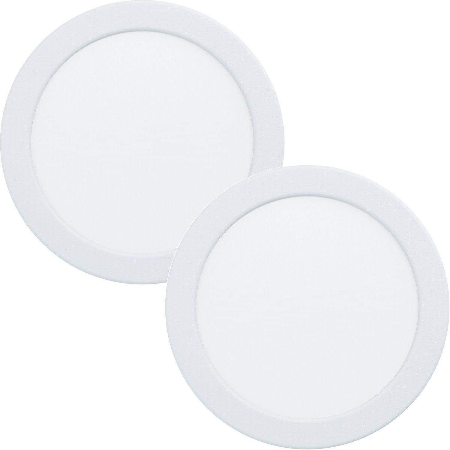 2 PACK Wall Ceiling Flush Downlight Round Spotlight 10.5W LED 3000K