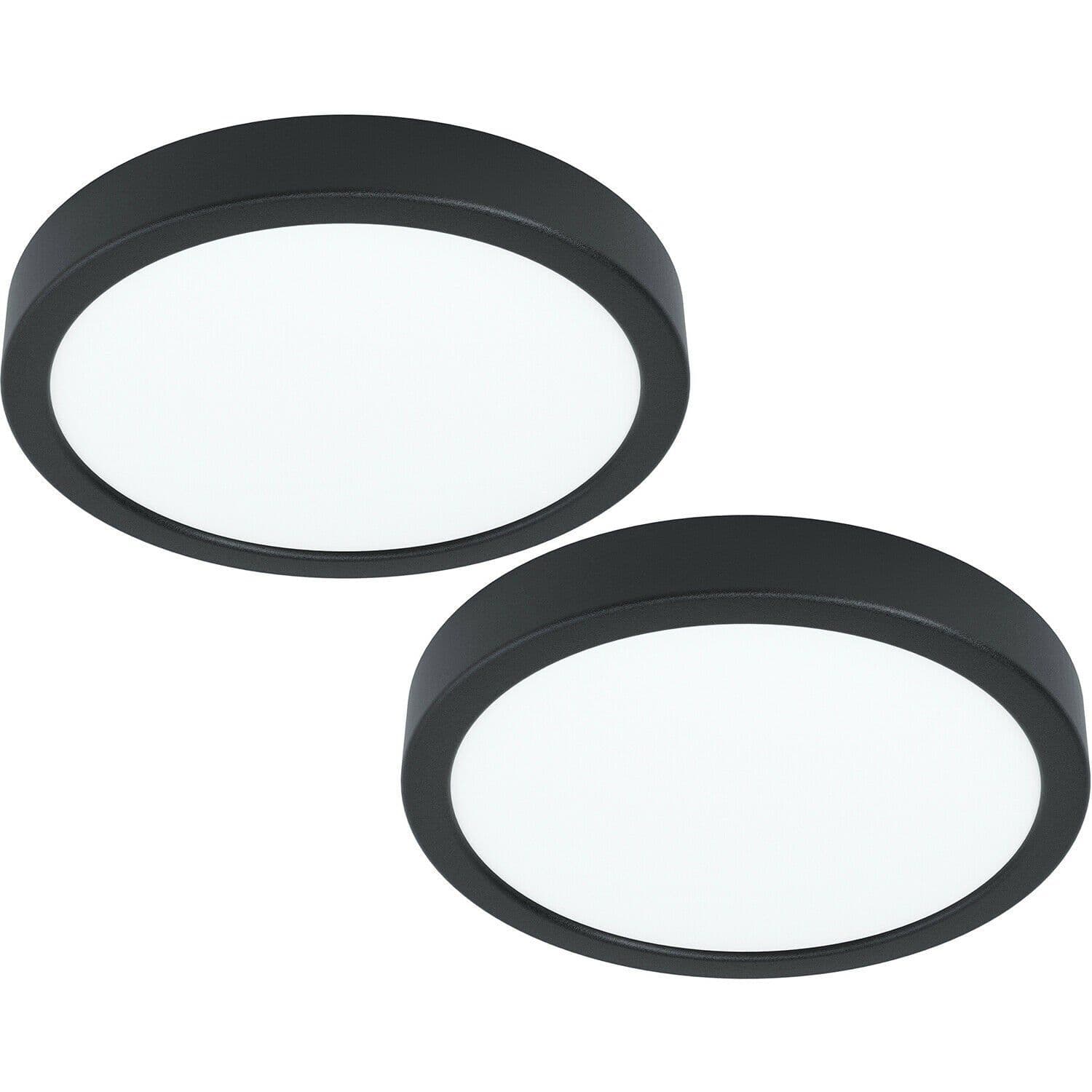 2 PACK Wall Ceiling Light 210mm Round Surface Mounted 16.5W LED 4000K