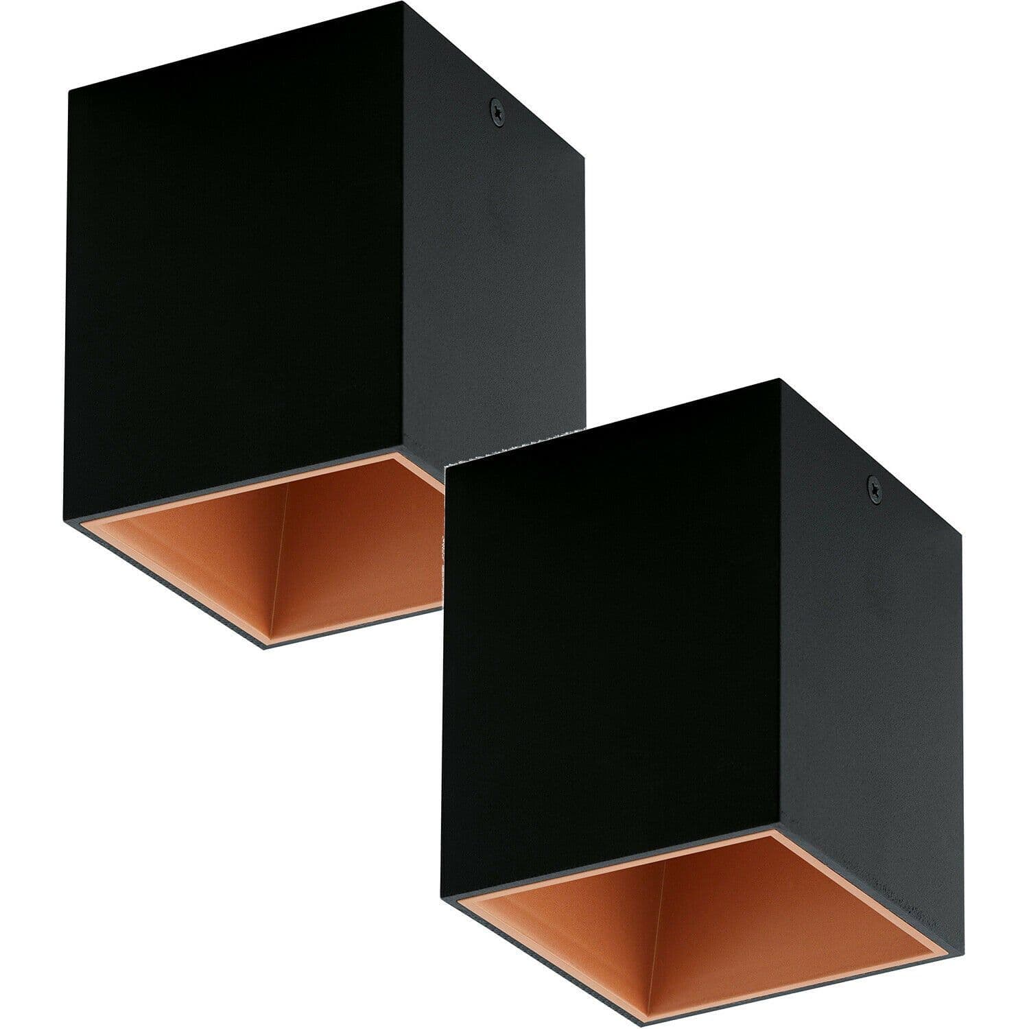 2 PACK Wall Ceiling Light & Copper Square Downlight 3.3W Built LED