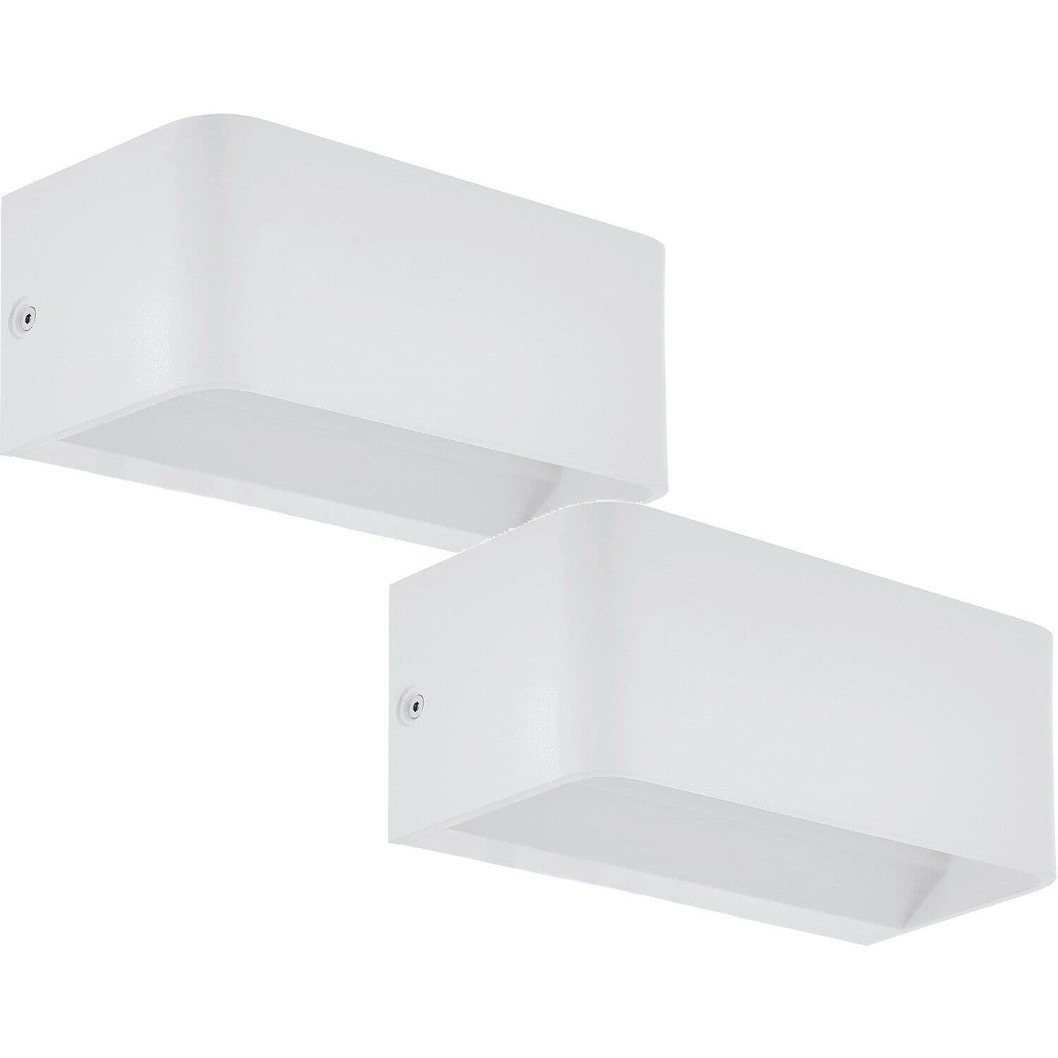 2 PACK Wall Light Long Box Structure Snug Fitting LED 10W Included