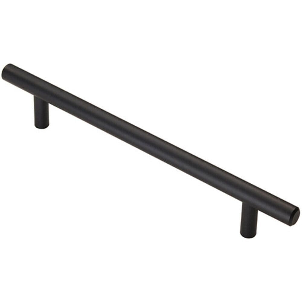T Bar Cupboard Pull Handle 220 x 12mm 160mm Fixing Centres Matt